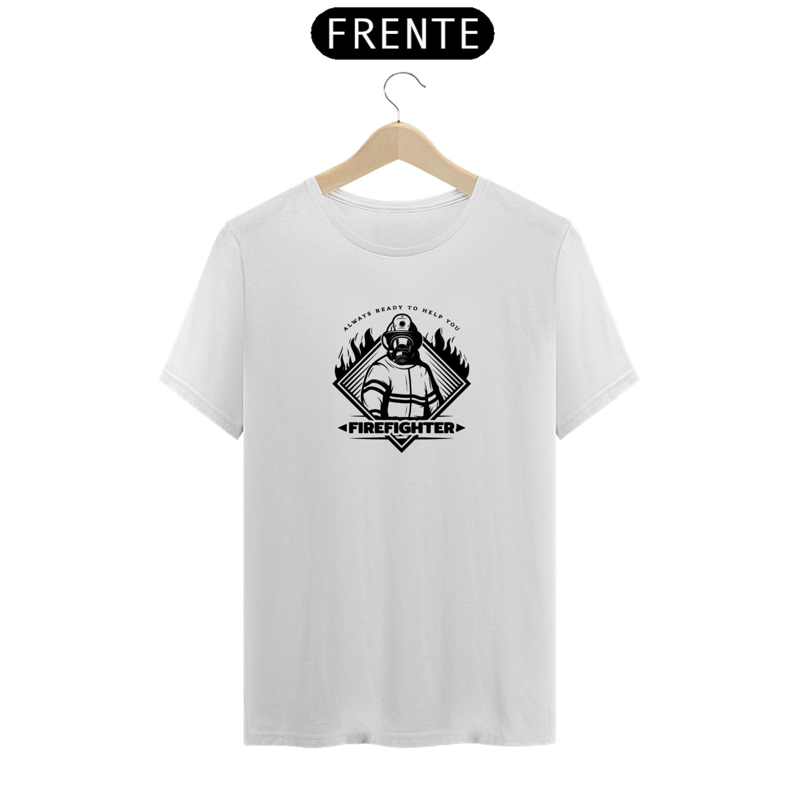 Nome do produto: T-Shirt Prime - Sempre para ajudar Firefigther 