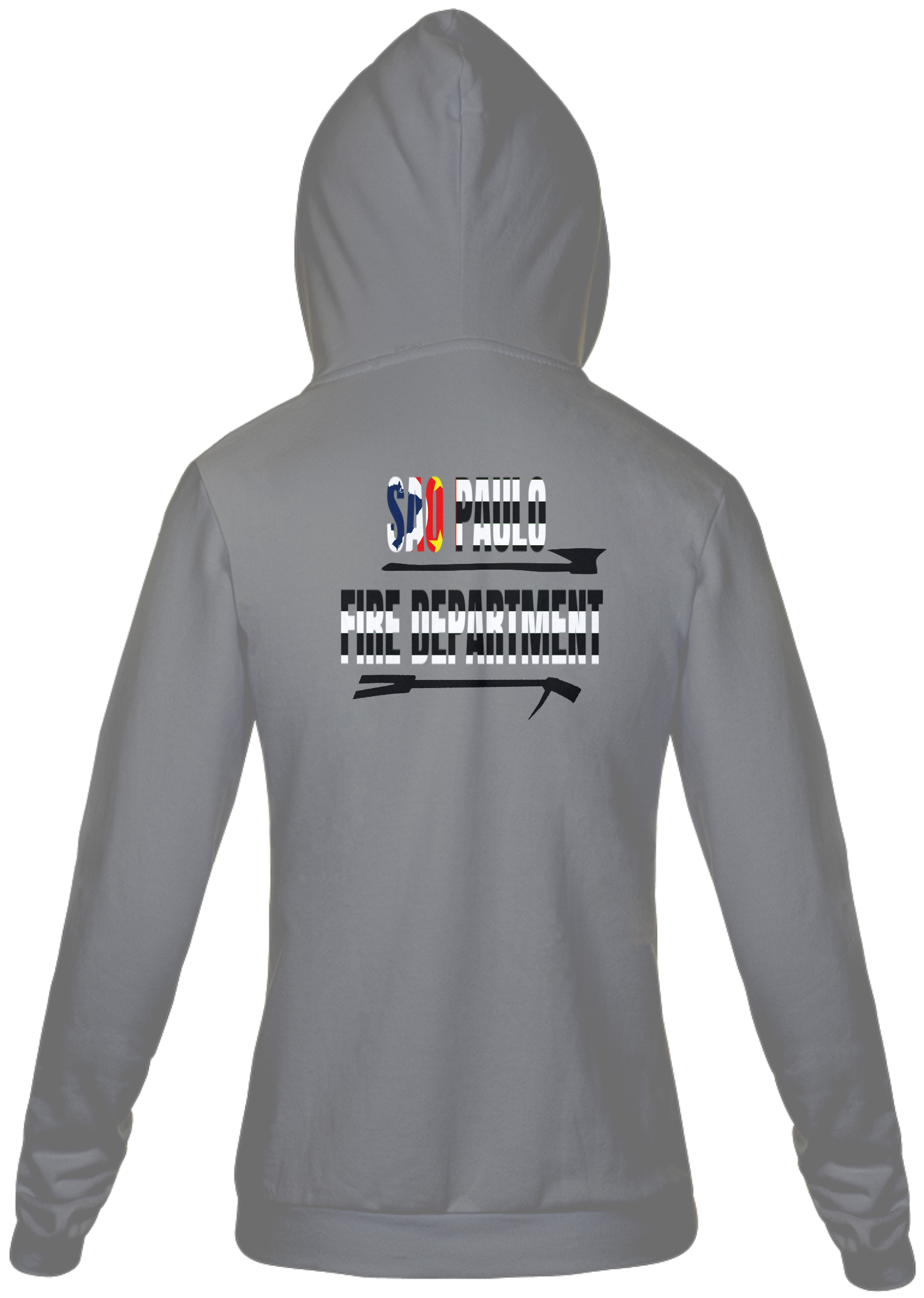 Nome do produto: Moletom com Zíper - SP FIRE DEPARTMENT 
