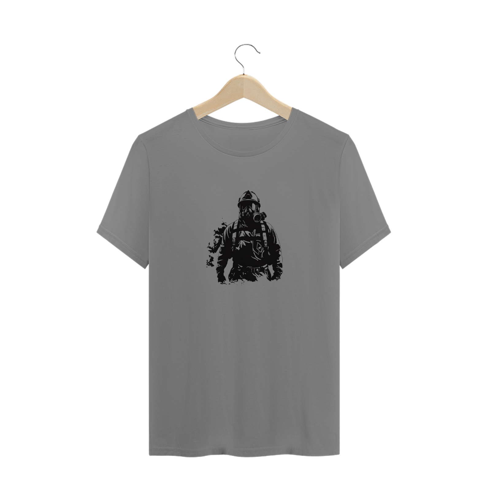 Nome do produto: T-Shirt Plus Size - Pronto para o Combate