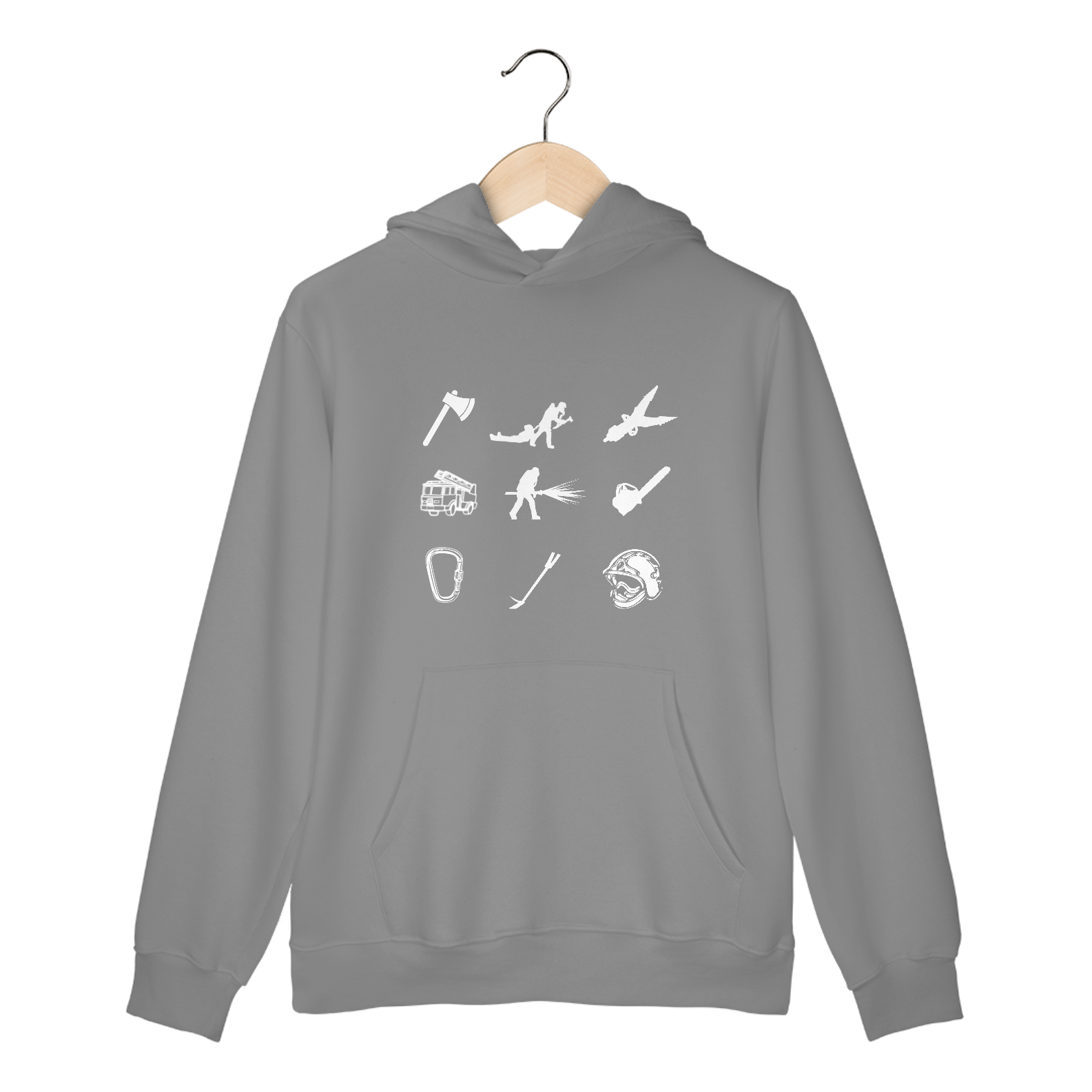 Nome do produto: Moletom Canguru - Símbolos 