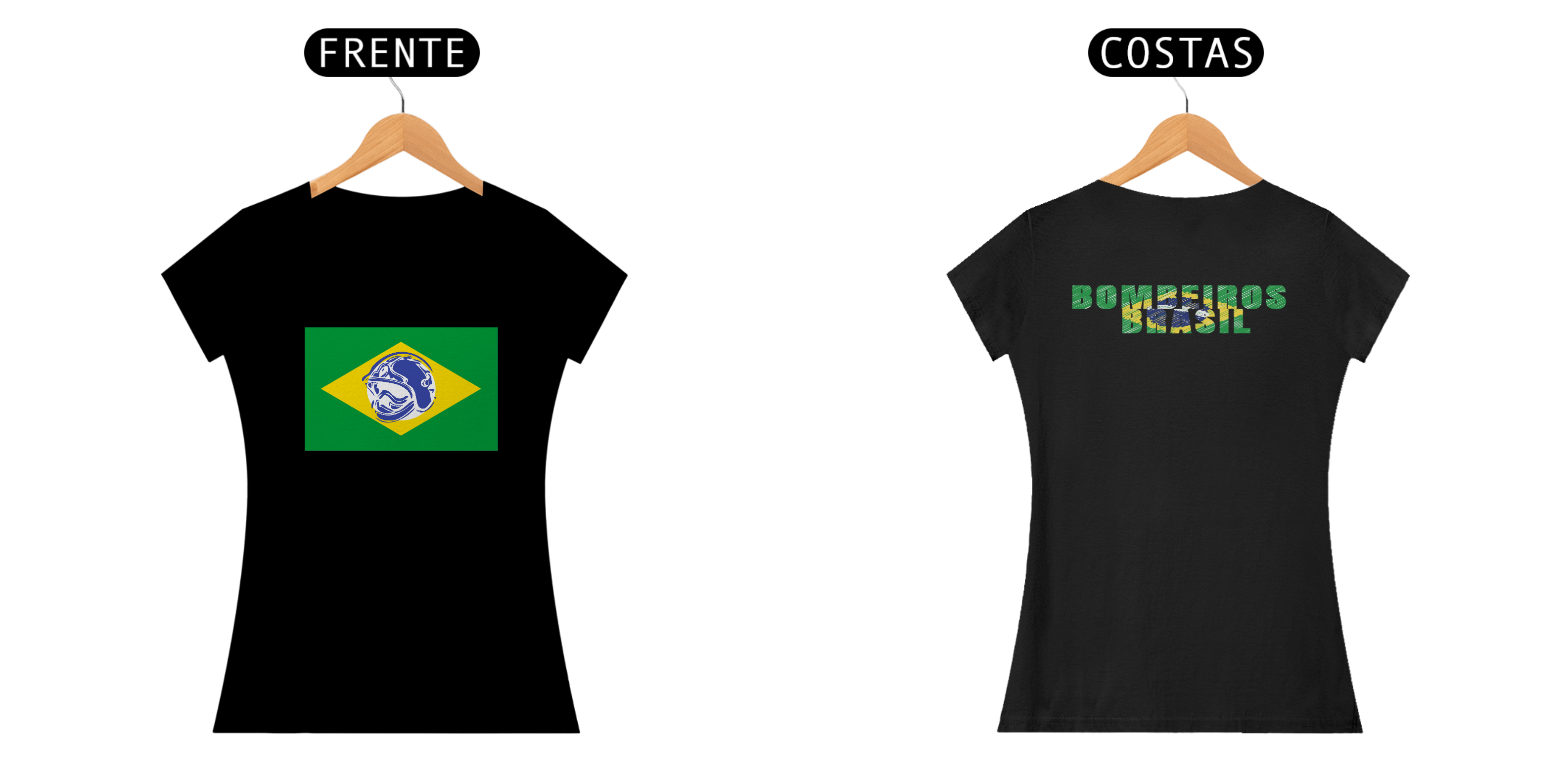 Nome do produto: Baby Long Prime - Bombeiros Brasil Fem