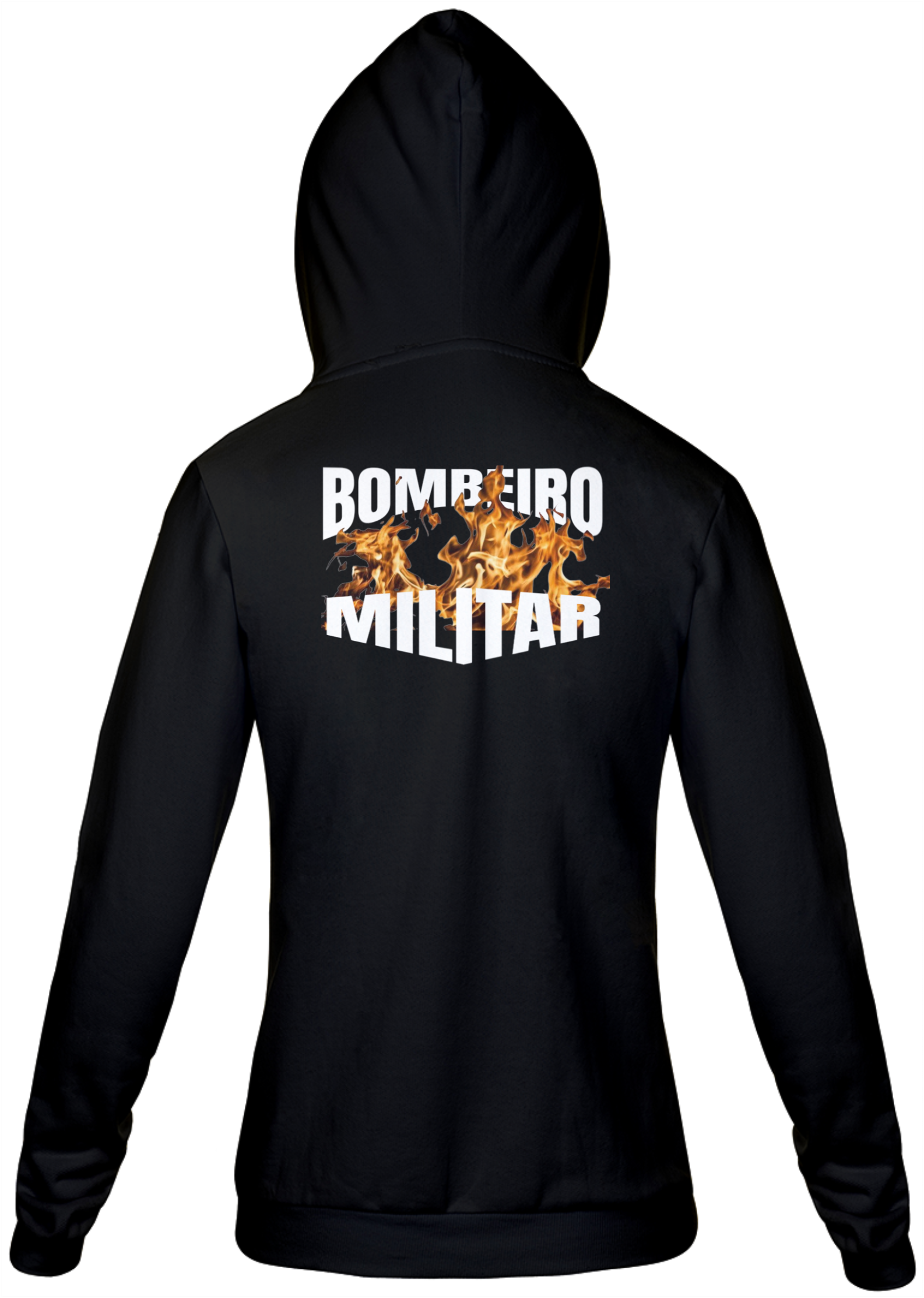 Nome do produto: Moletom com Zíper - Bombeiro Militar