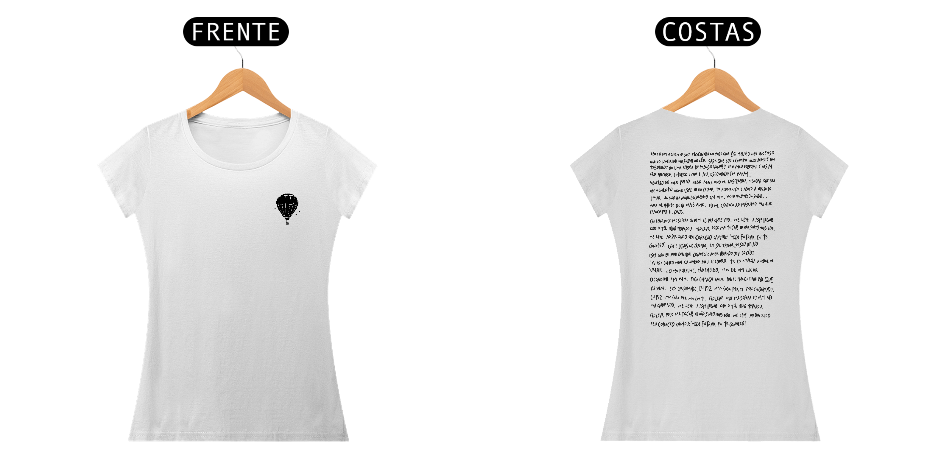 Nome do produto: Modelo ESCONDIDO EM MIM Baby Look