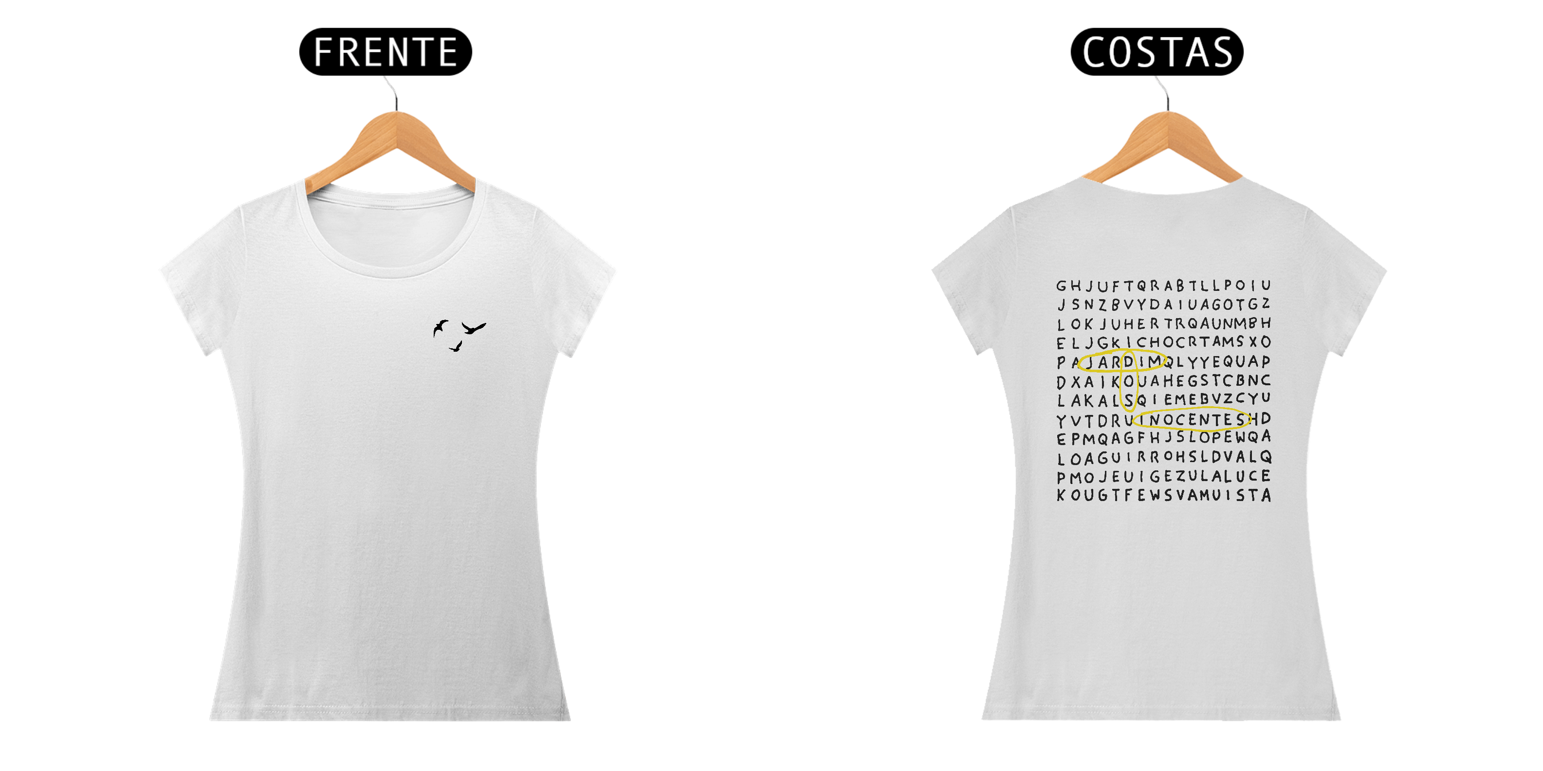 Nome do produto: Modelo JARDIM DOS INOCENTES Baby Look