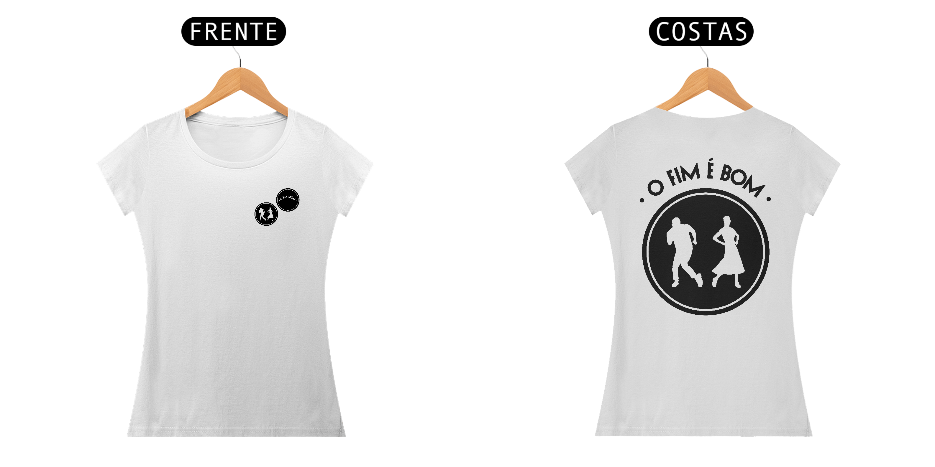 Nome do produto: Modelo O FIM É BOM Baby Look