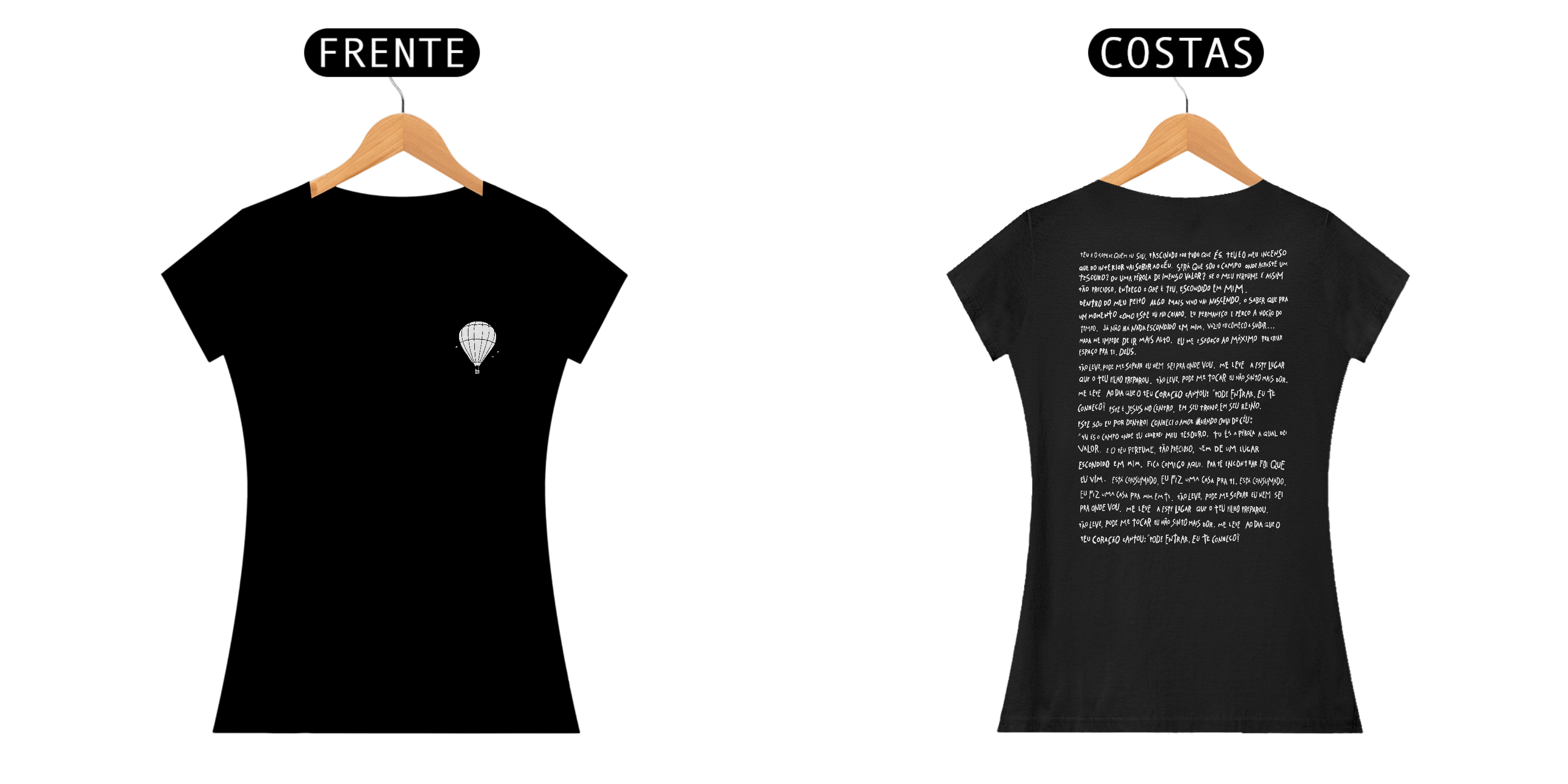 Nome do produto: Modelo ESCONDIDO EM MIM Baby Look