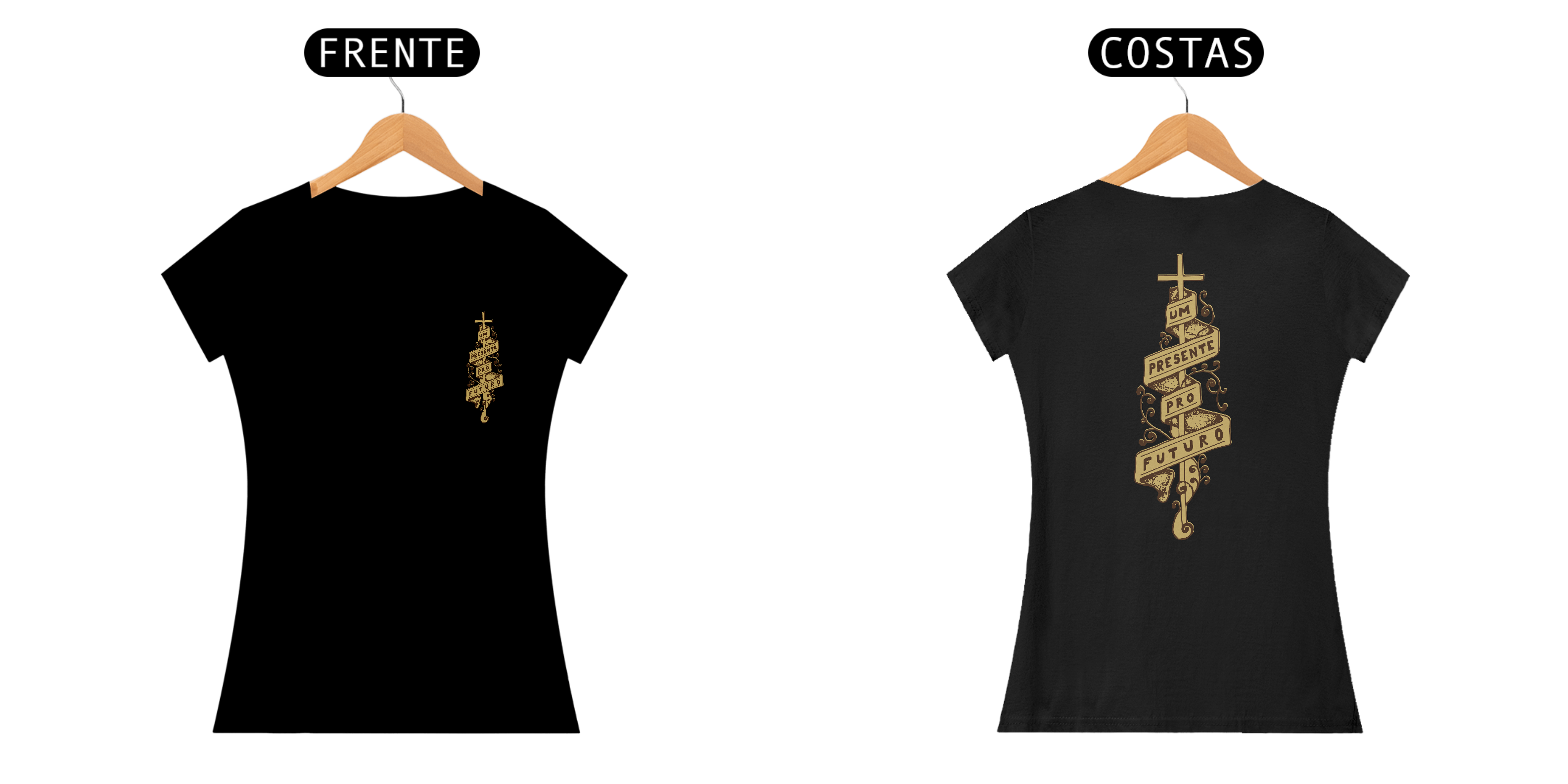 Nome do produto: Modelo UM PRESENTE PRO FUTURO Baby Look