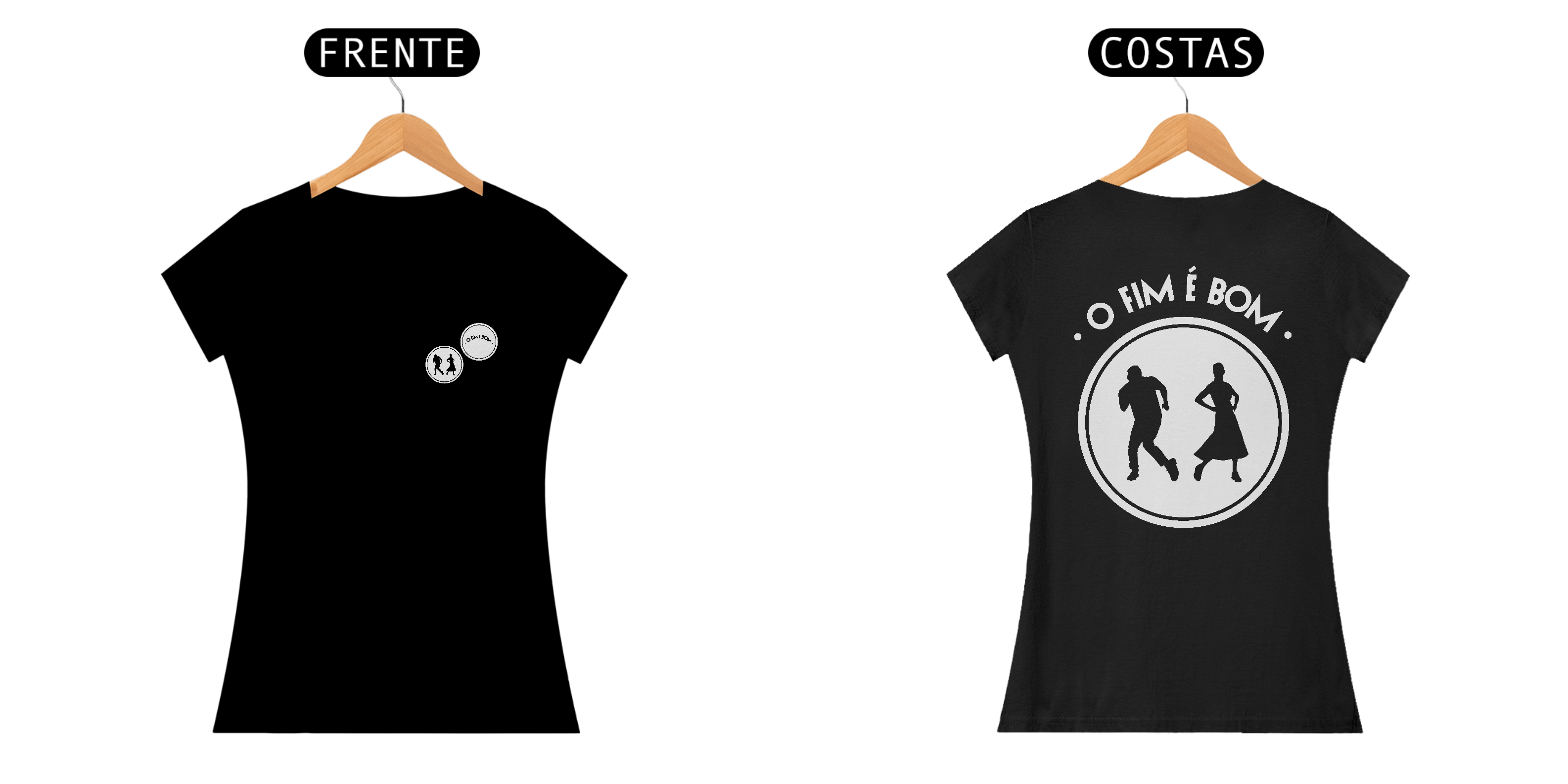 Nome do produto: Modelo O FIM É BOM Baby Look