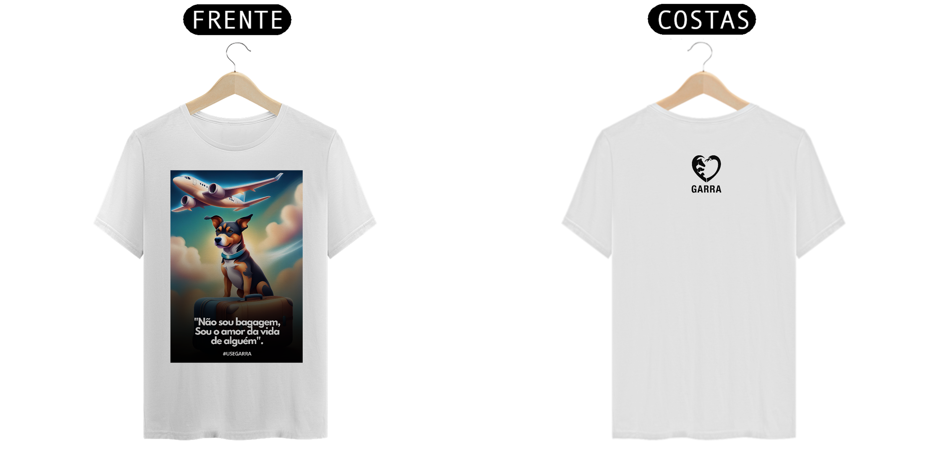 T-shirt Classic - Linha Pet Viagem Colors