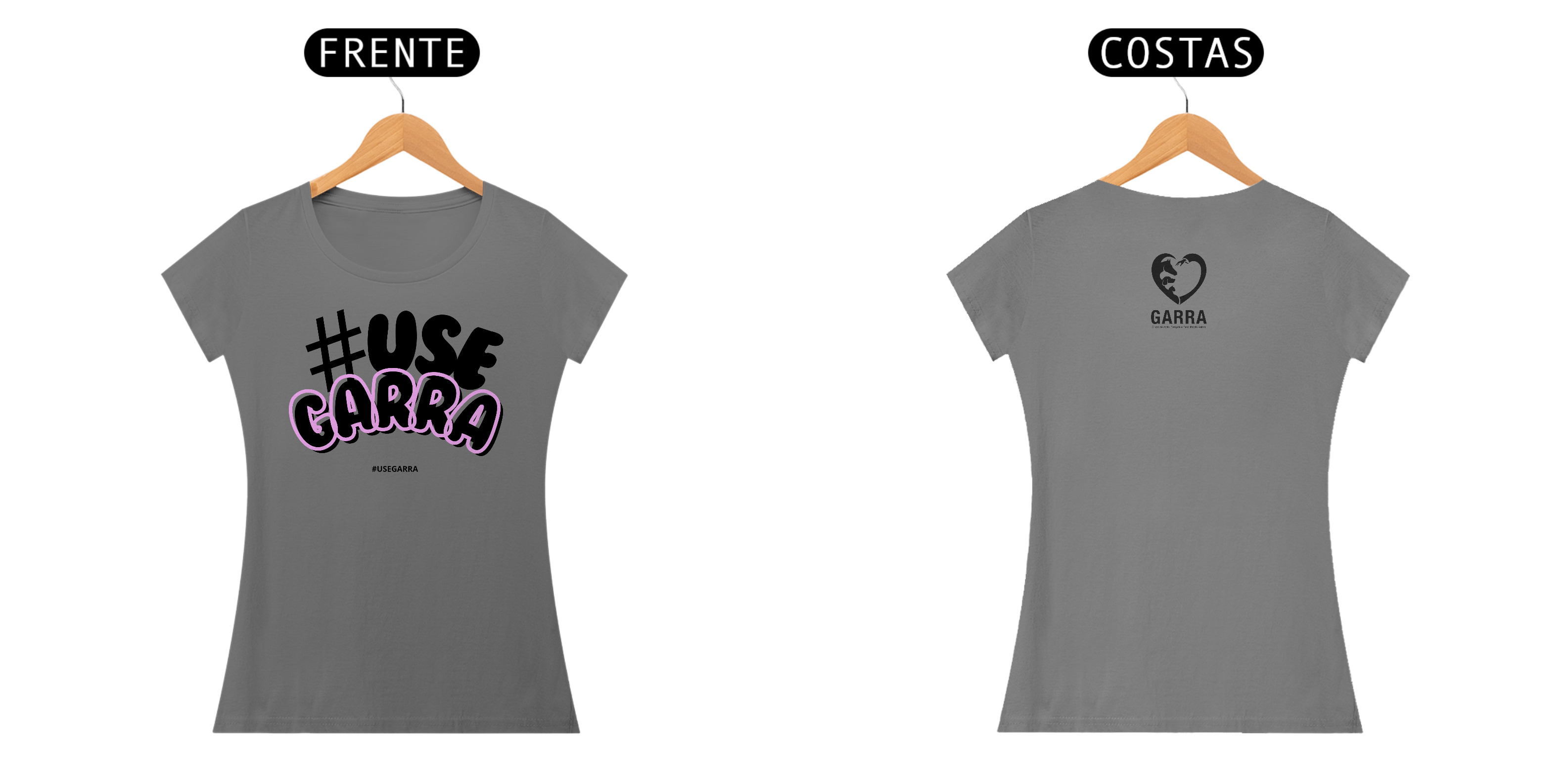 Camisa feminina Baby long estonada - #USEGARRA