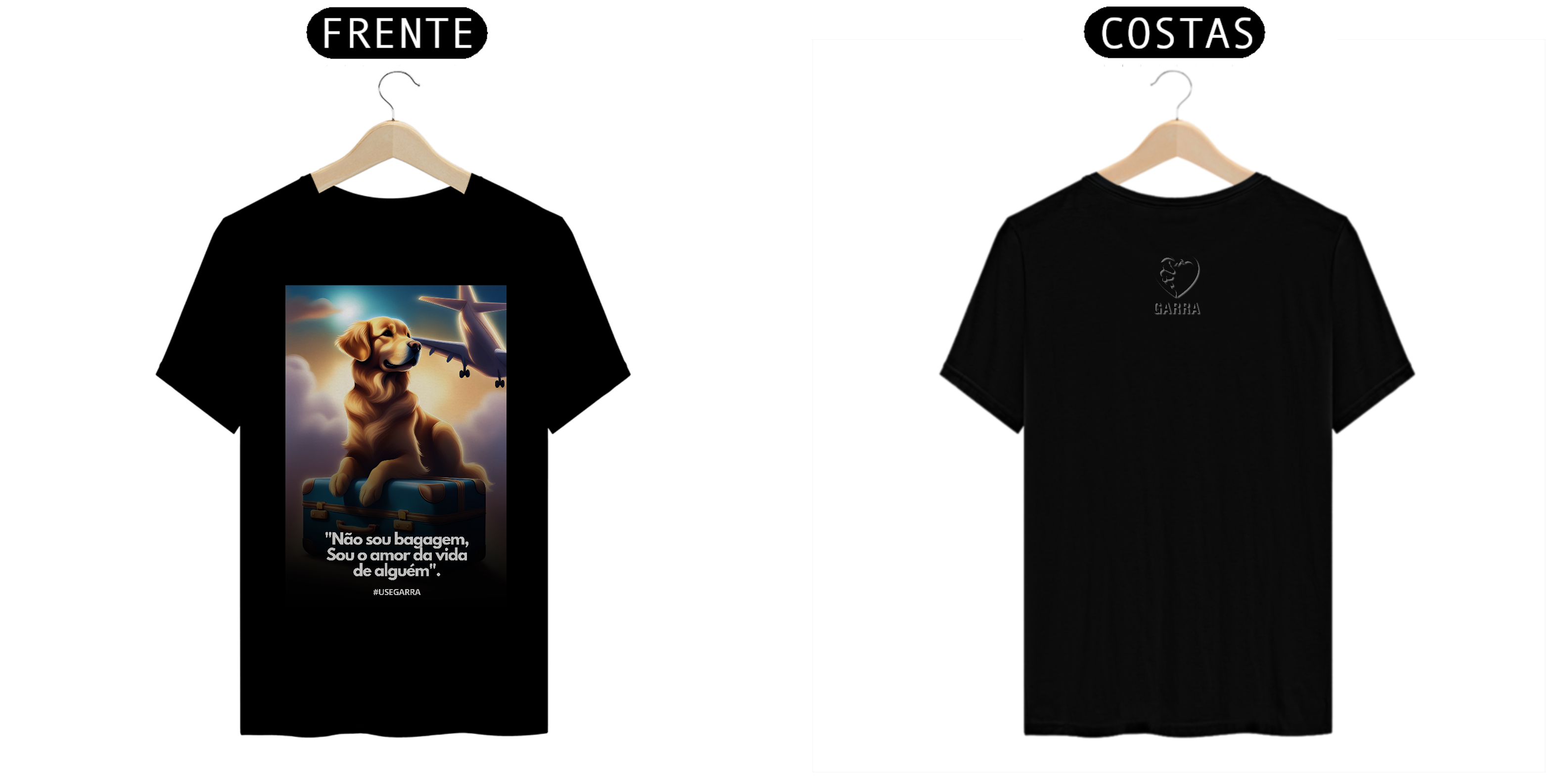 T-shirt Classic - Linha Pet Viagem Colors