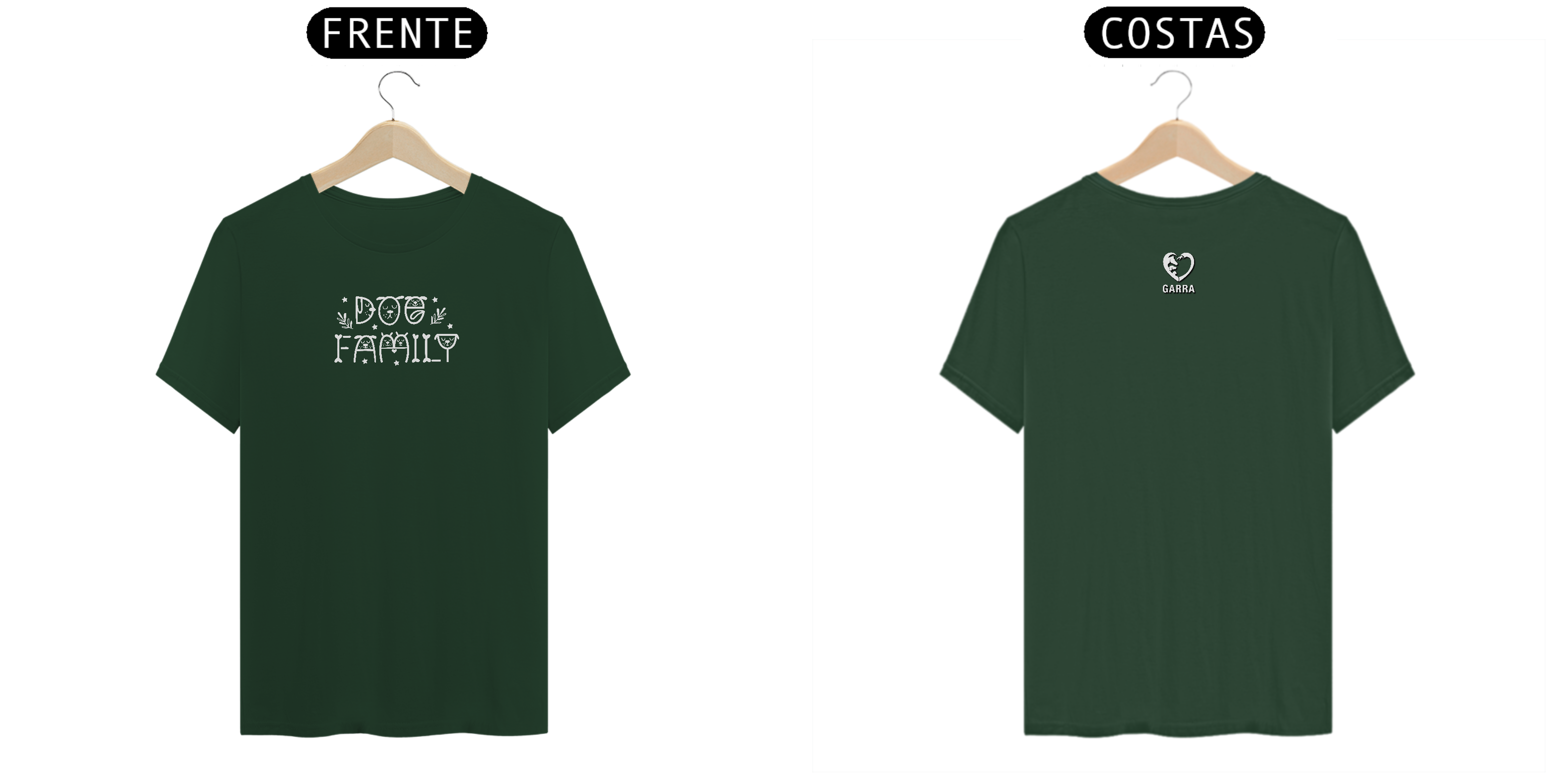 T-shirt Classic DOG FAMILY - Valor promocional