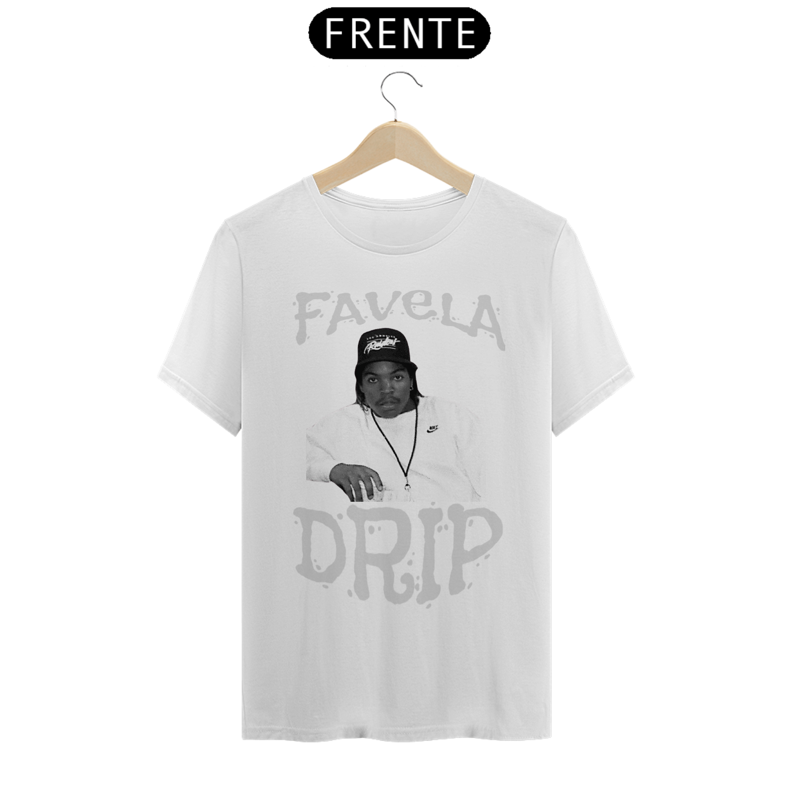 Nome do produto: Camisa Favela Drip - Ice Cube (Linha Pima)