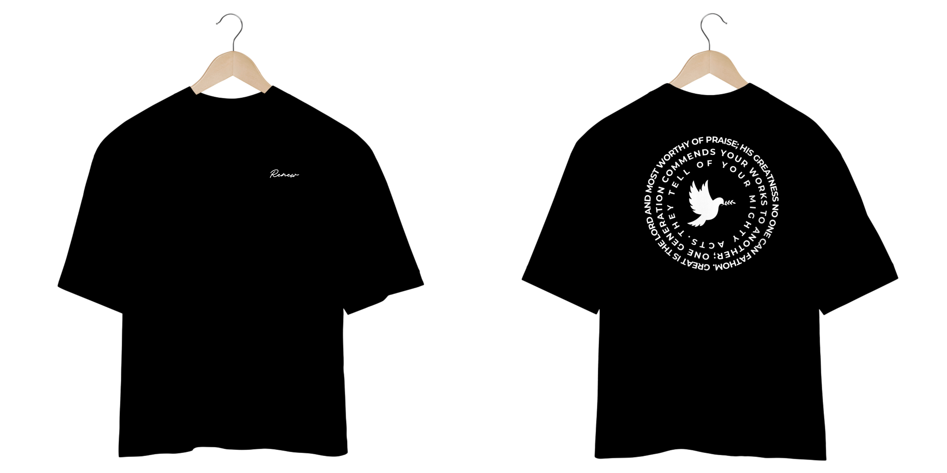 Nome do produto: Oversized Psalms 145:3-4