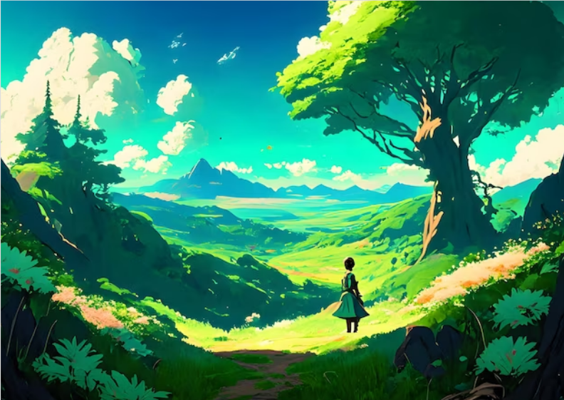 Nome do produto: Poster Paisagem-Anime