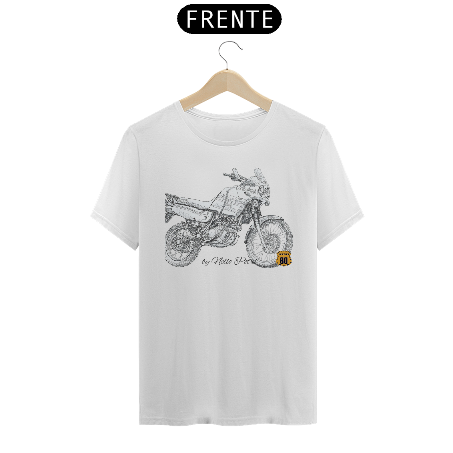 Nome do produto: Camiseta XT 600 Ténéré by Nello Petri