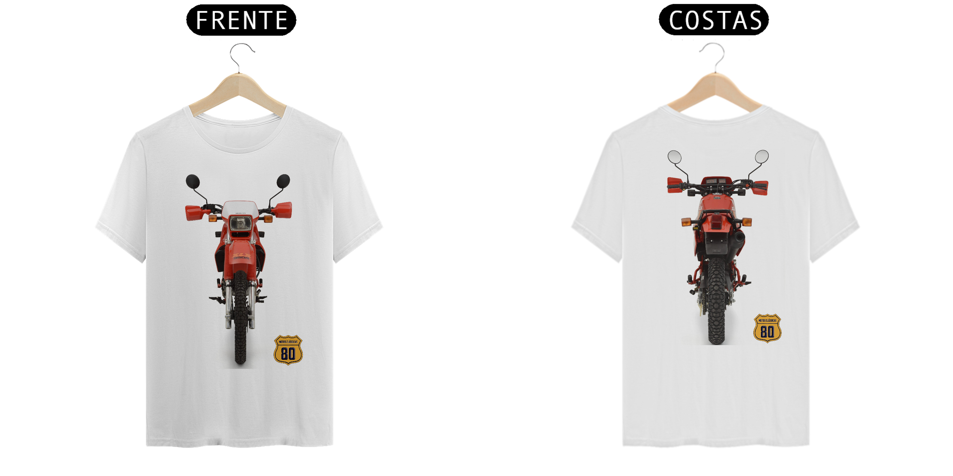 Nome do produto: Camiseta FRENTE e COSTAS XLX 350R