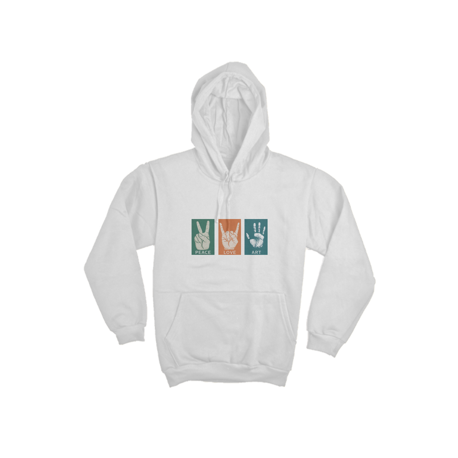 Nome do produto: Moletom Peace, Love and Art!