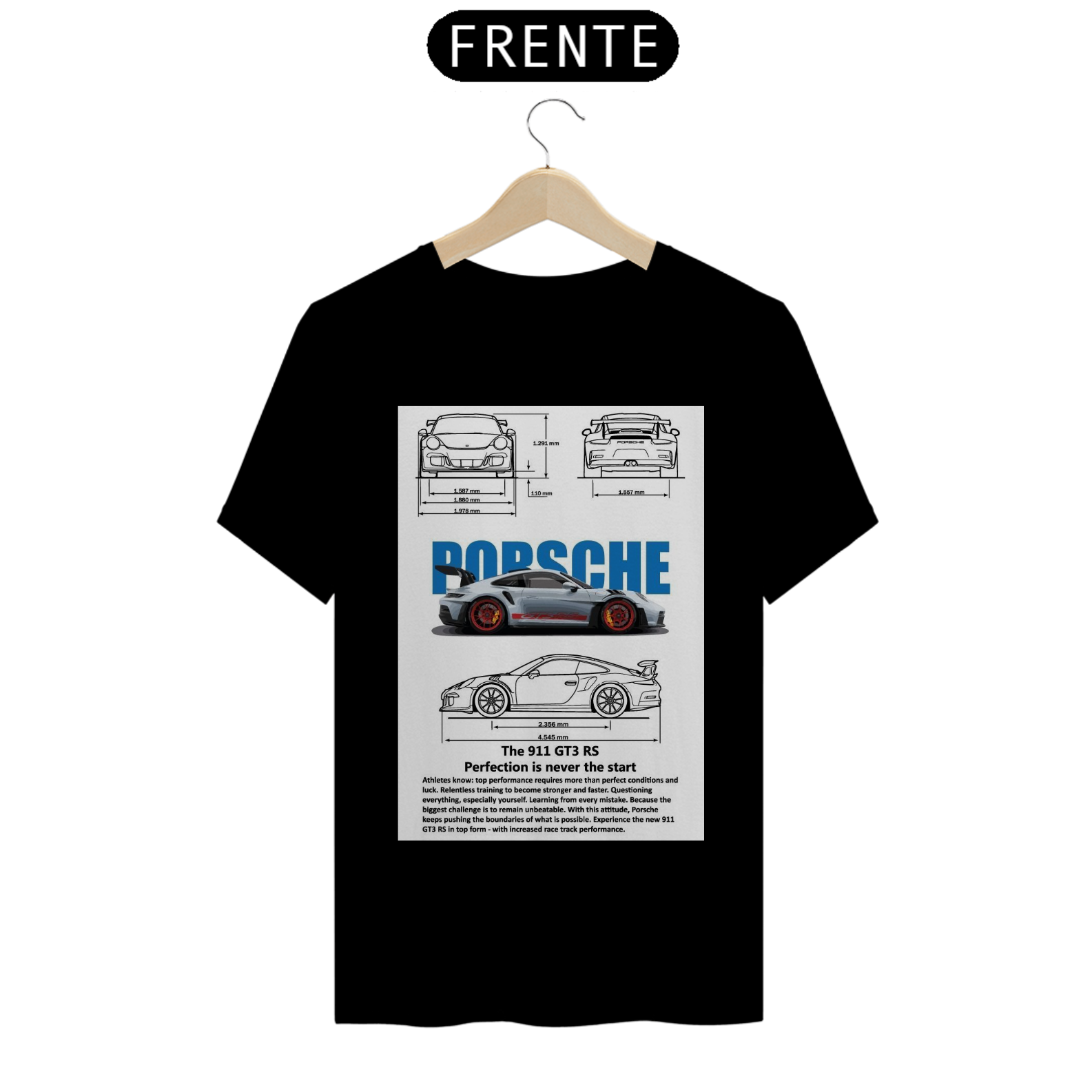 Nome do produto: Camisetas Prime - PORSCHE