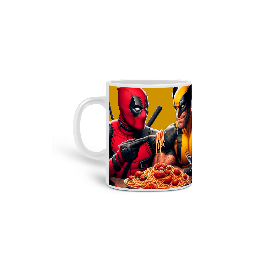 Nome do produto: CANECA DEADPOOL E WOLVERINE