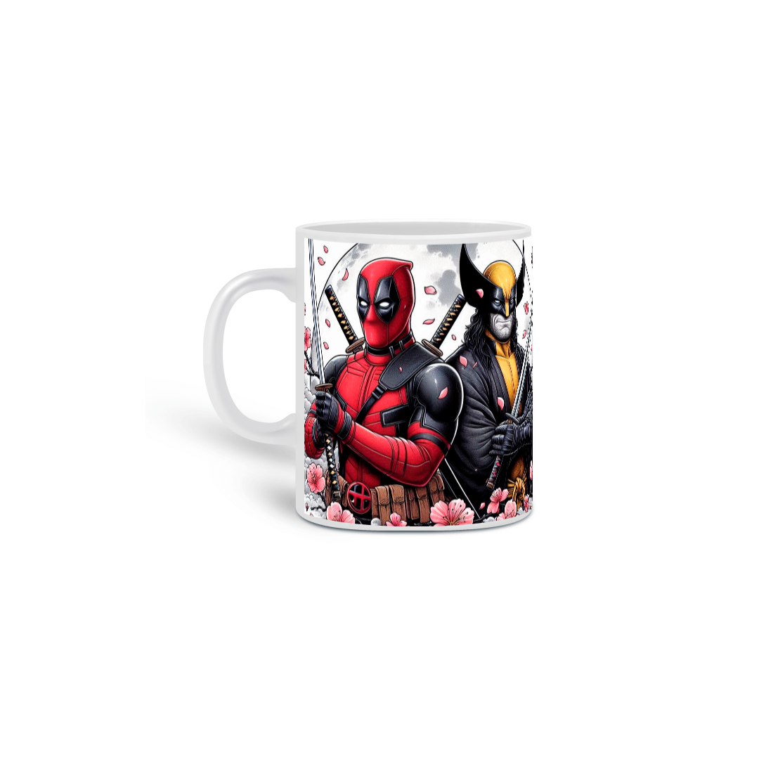 Nome do produto: CANECA DEADPOOL E WOLVERINE