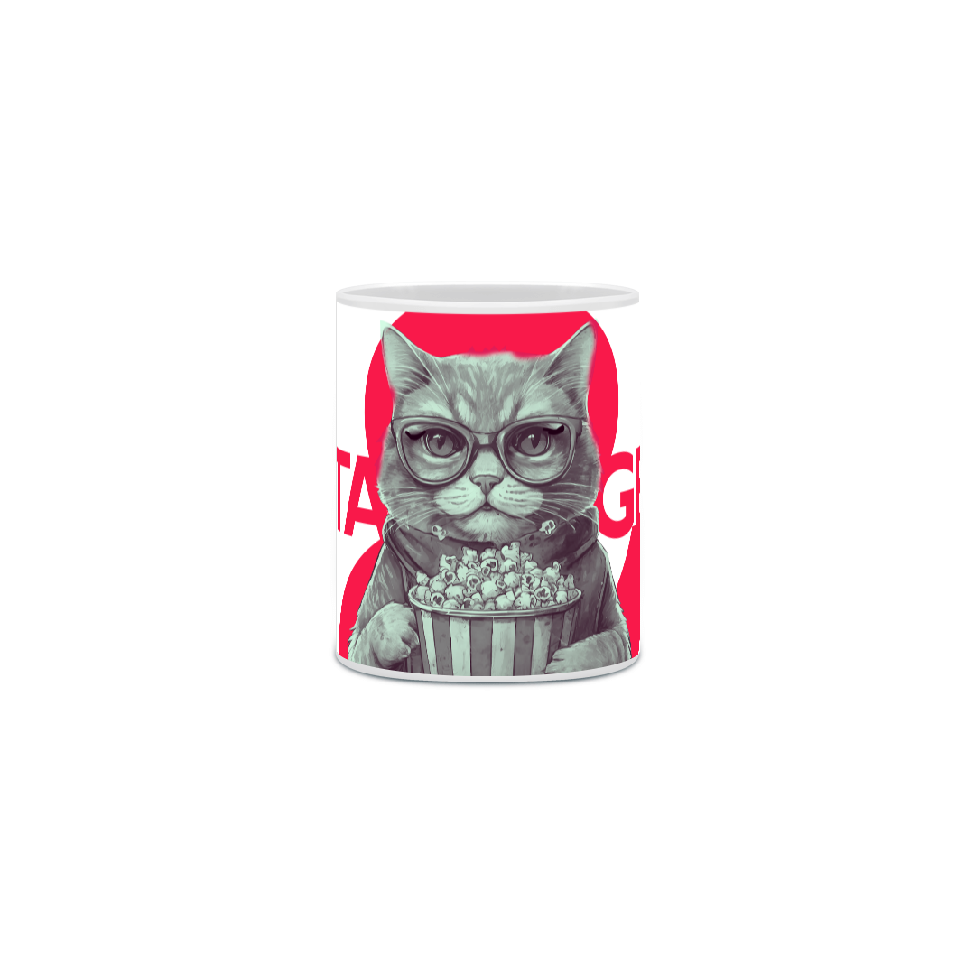 Nome do produto: CANECA GATA & GEEK
