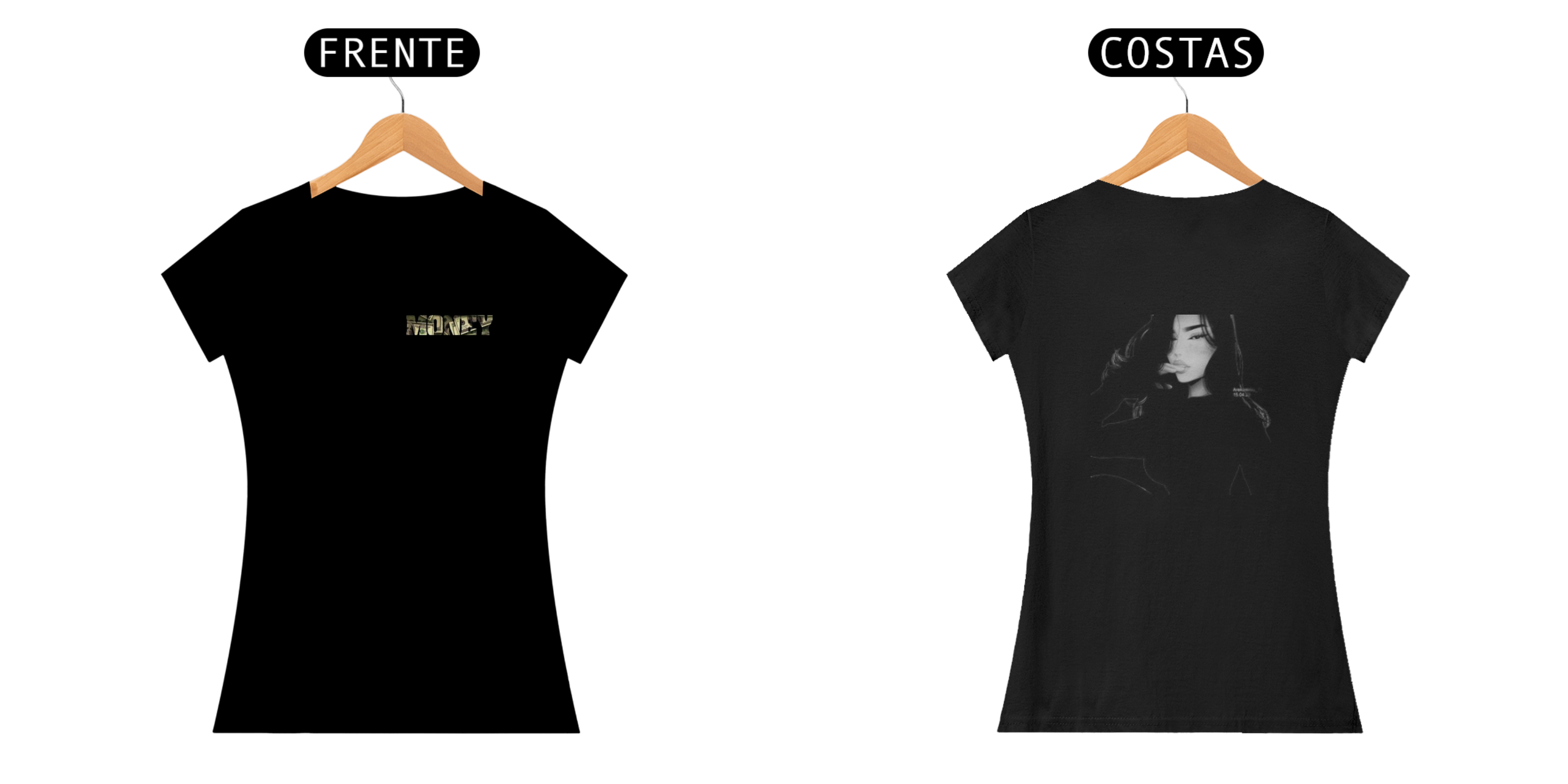 Nome do produto: camiseta MONEY GIRL