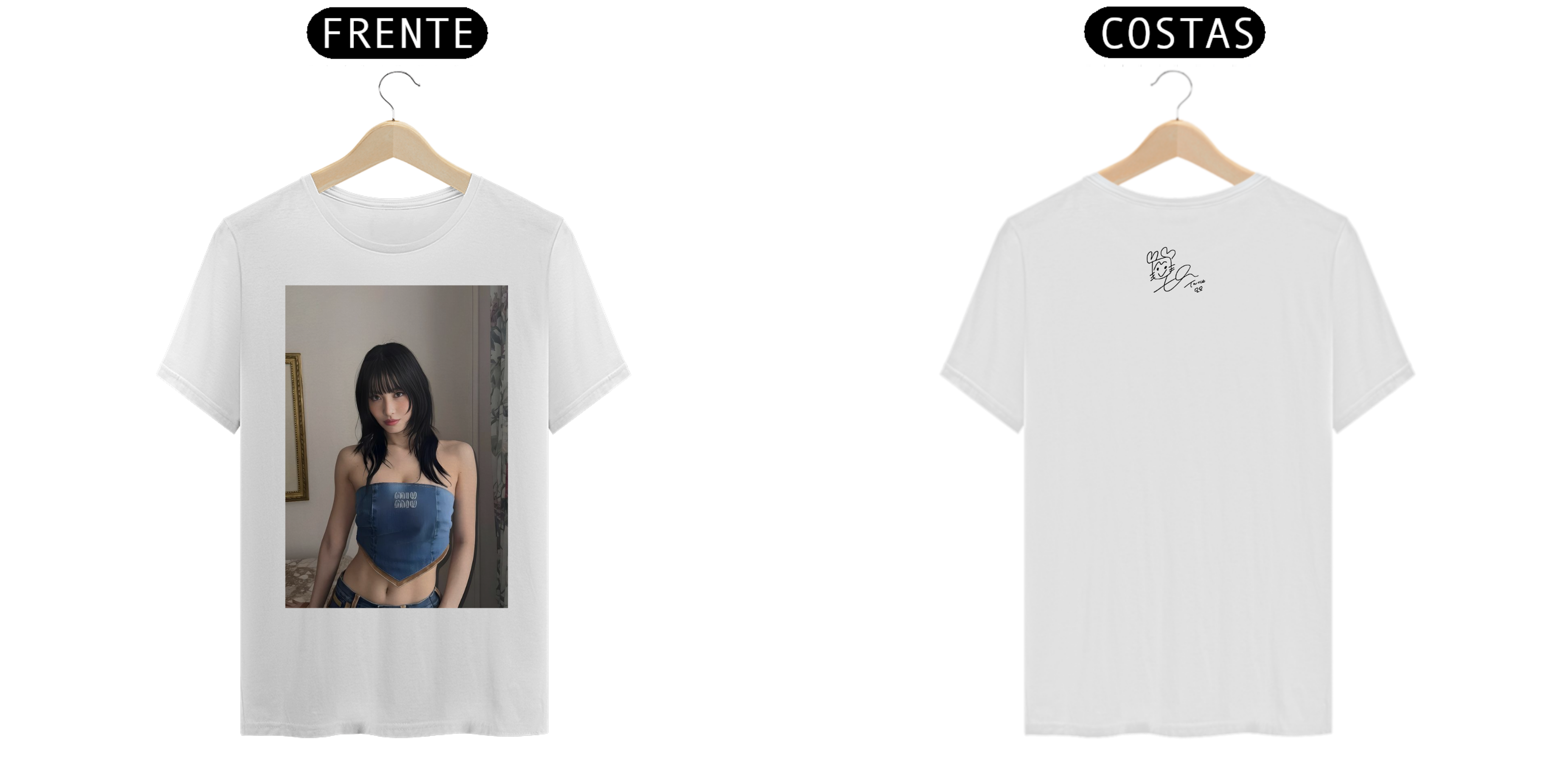 Nome do produto: CAMISETA MOMO TWICE MIU  MIU