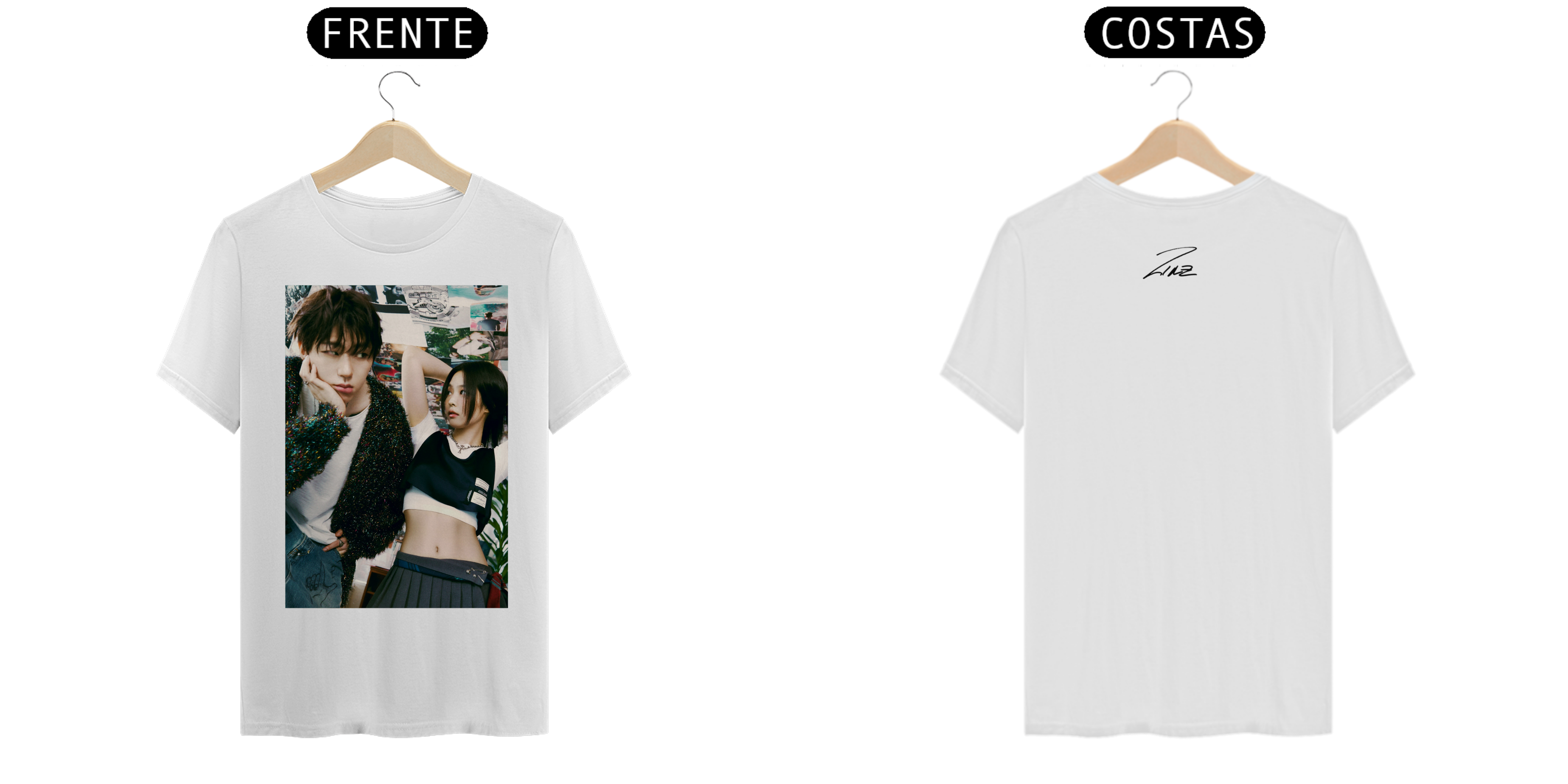 Nome do produto: CAMISETA ZICO & JENNIE SPOTT!