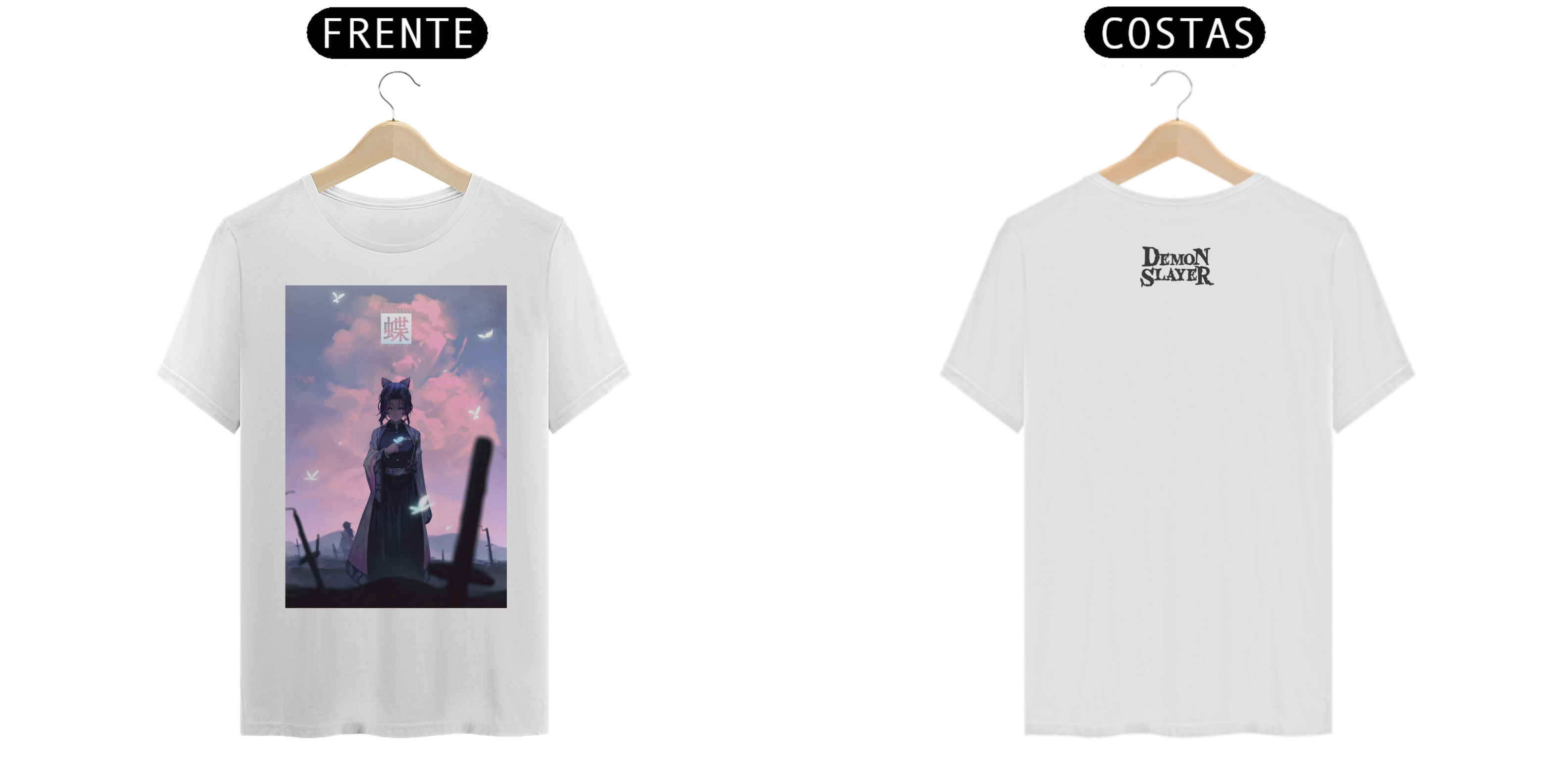 Nome do produto: CAMISETA KIMETSU NO YAIBA SHINOBU