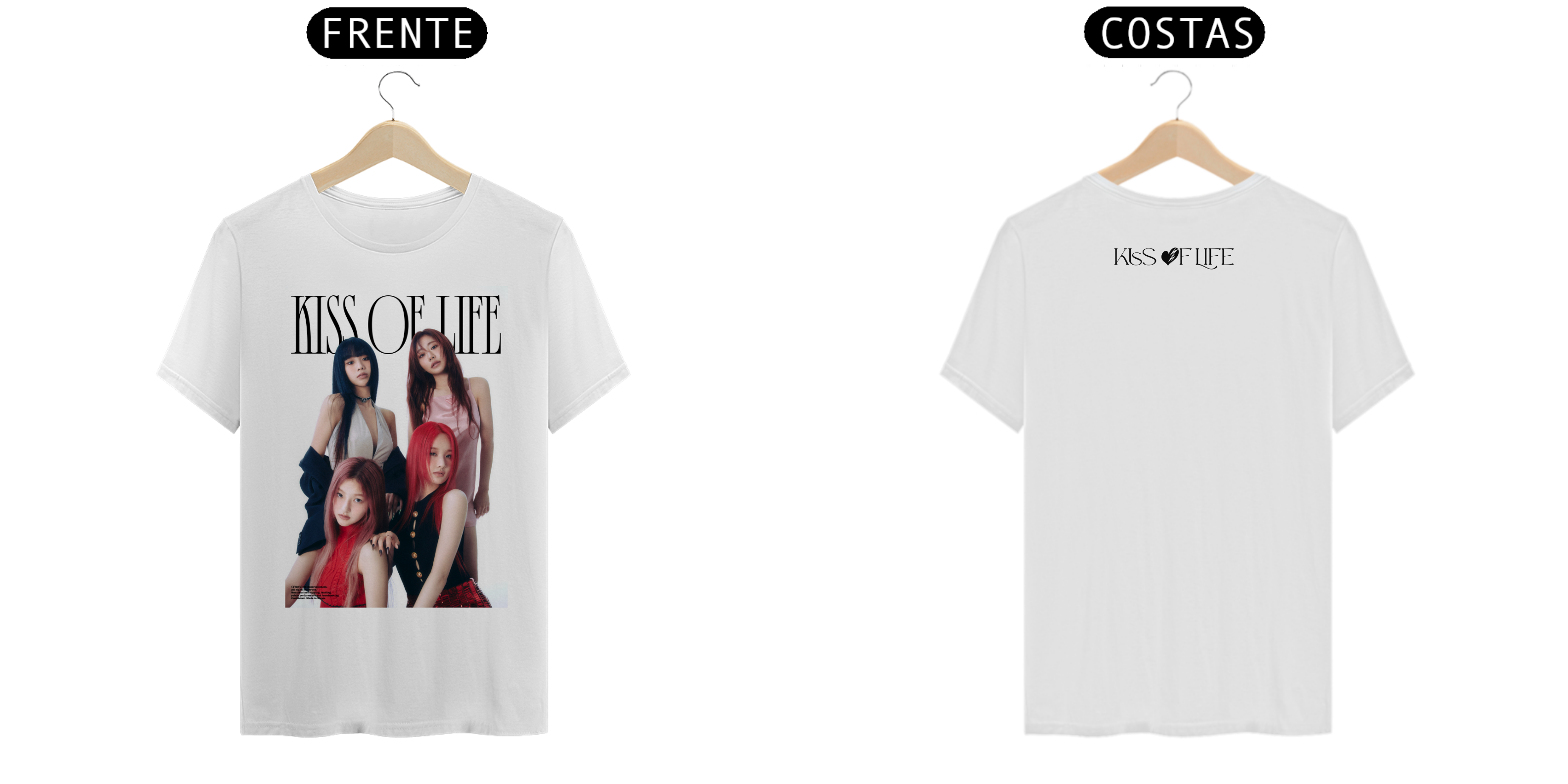 Nome do produto: CAMISETA KISS OF LIFE