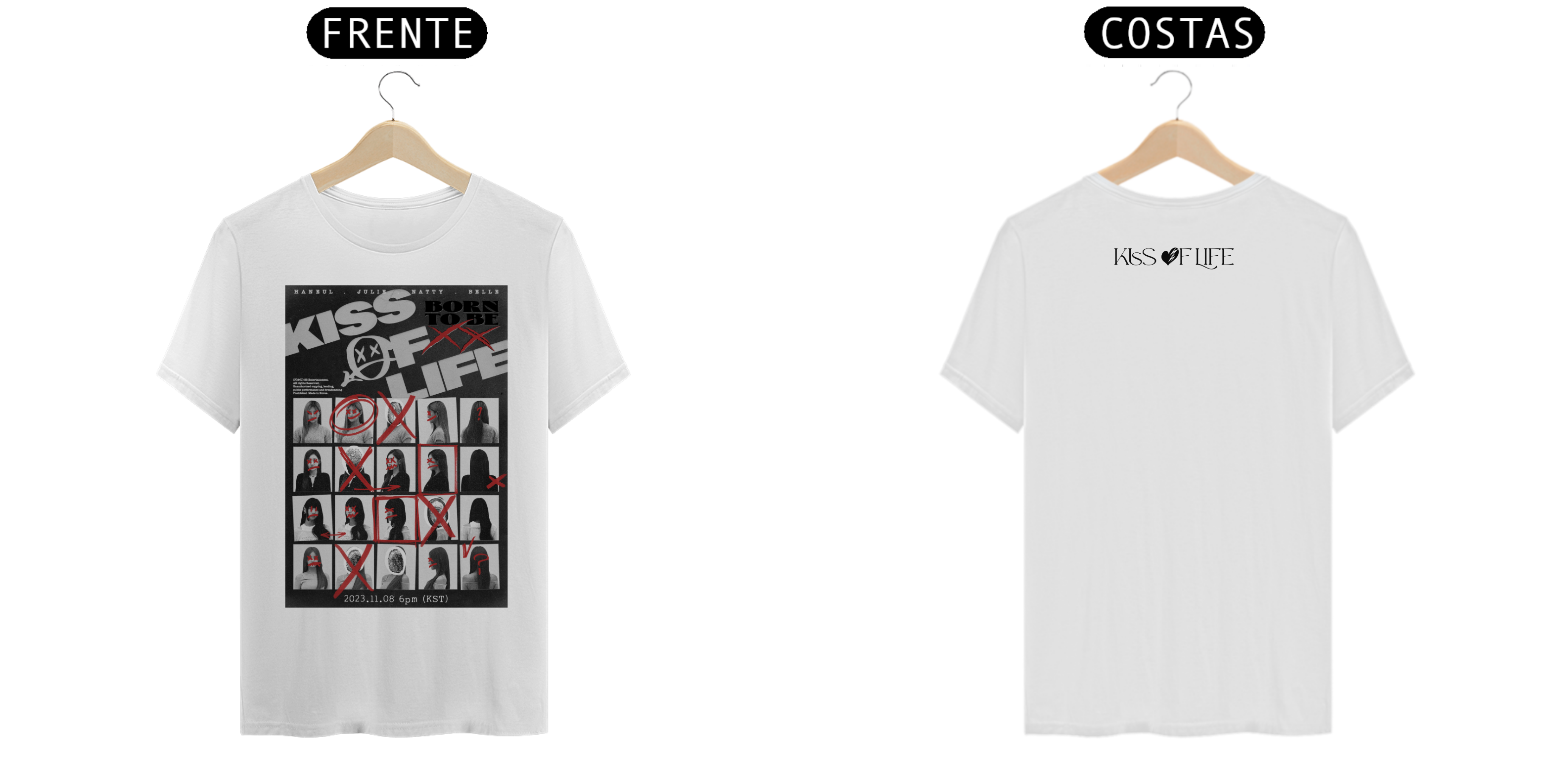 Nome do produto: CAMISETA KISS OF LIFE 3