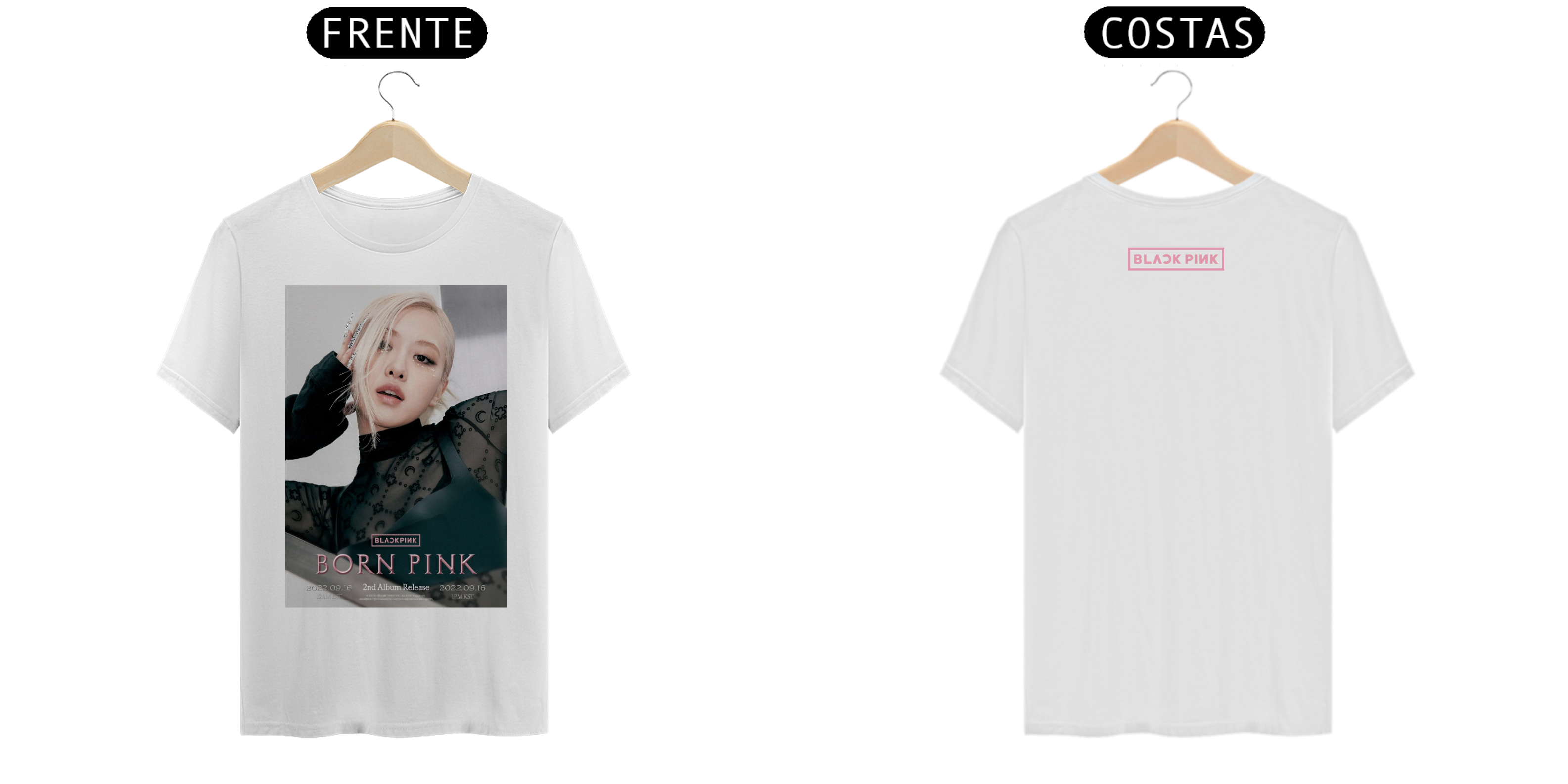 Nome do produto: CAMISETA ROSÉ \