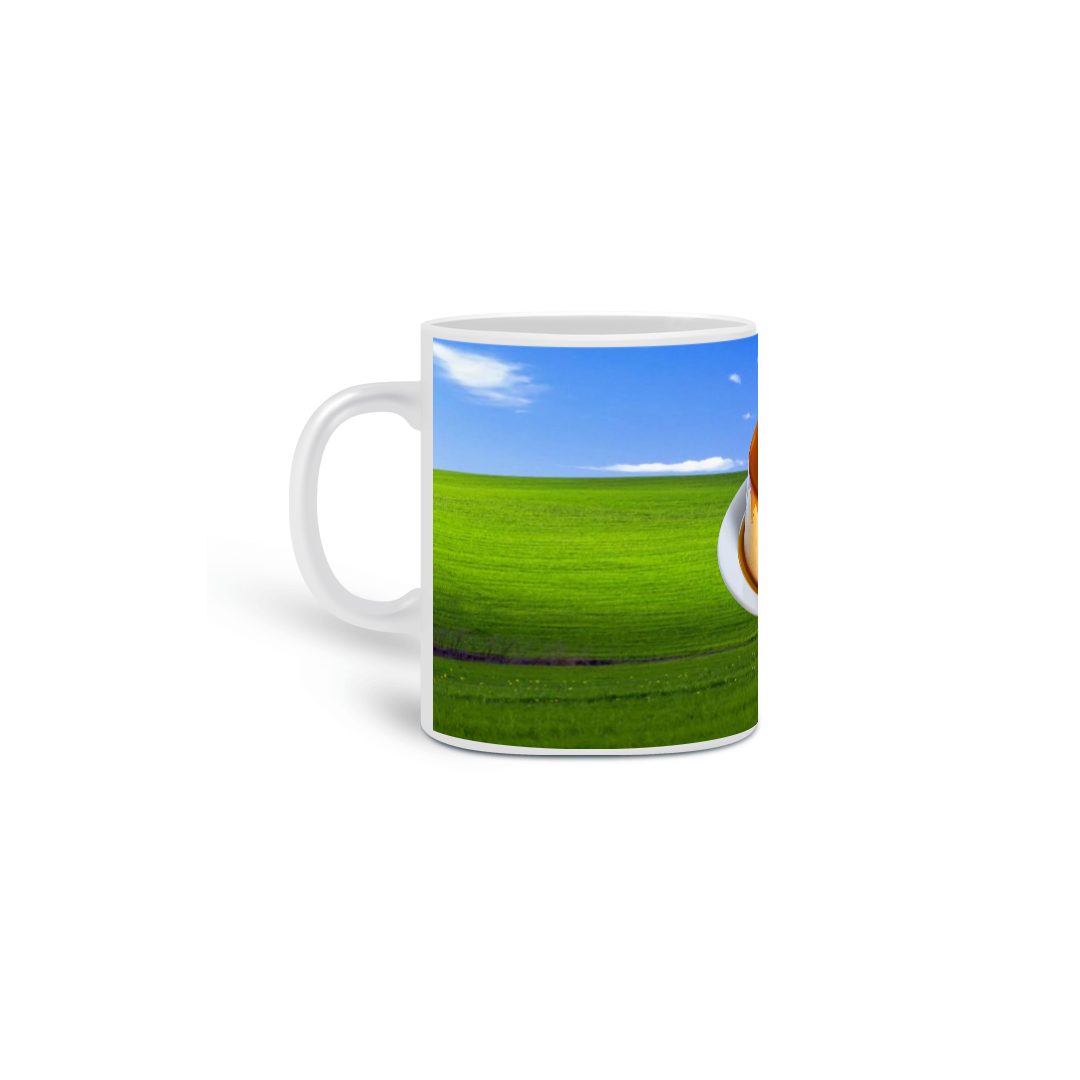 Nome do produto: Pudim Bot Caneca com fundo do Windows XP
