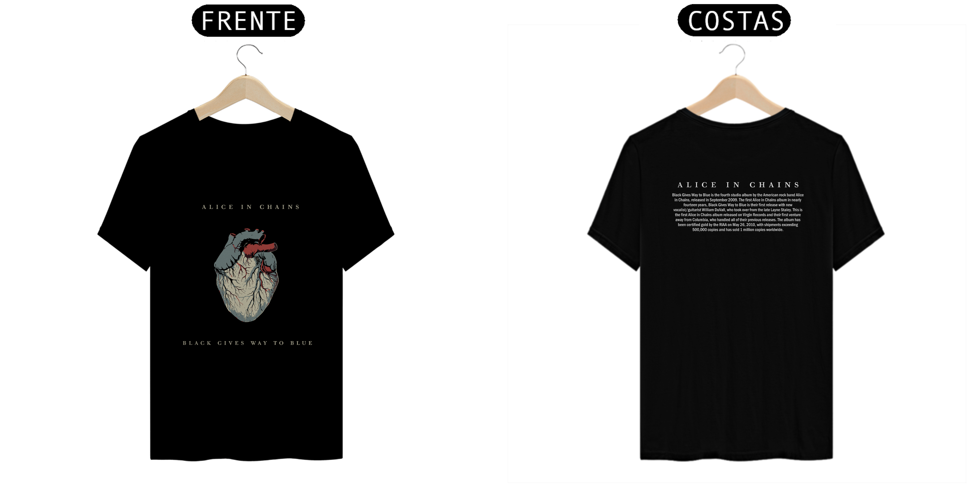 Nome do produto: Camiseta Alice in Chains (PRIME)