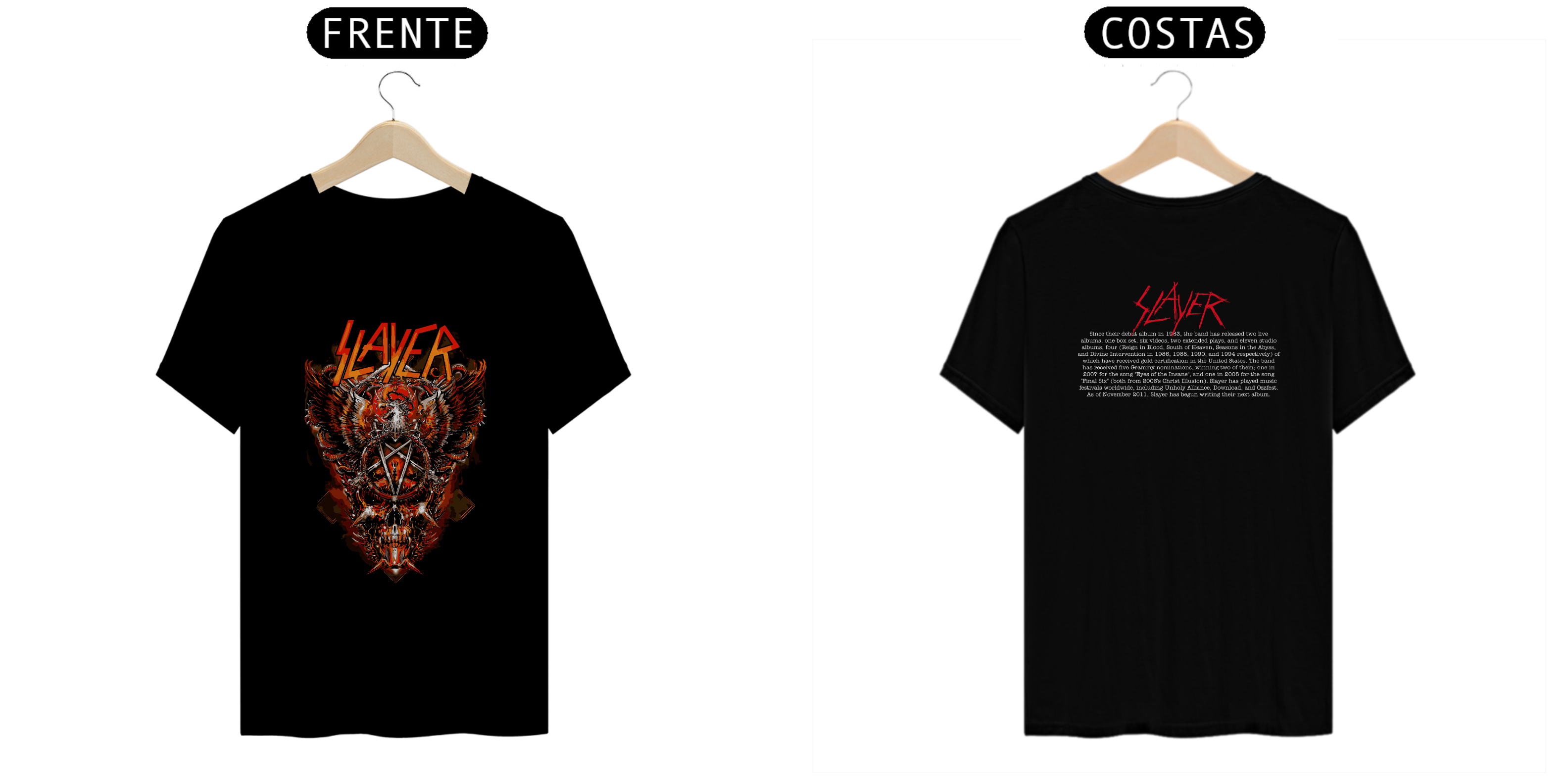 Nome do produto: Camiseta Slayer (PRIME)