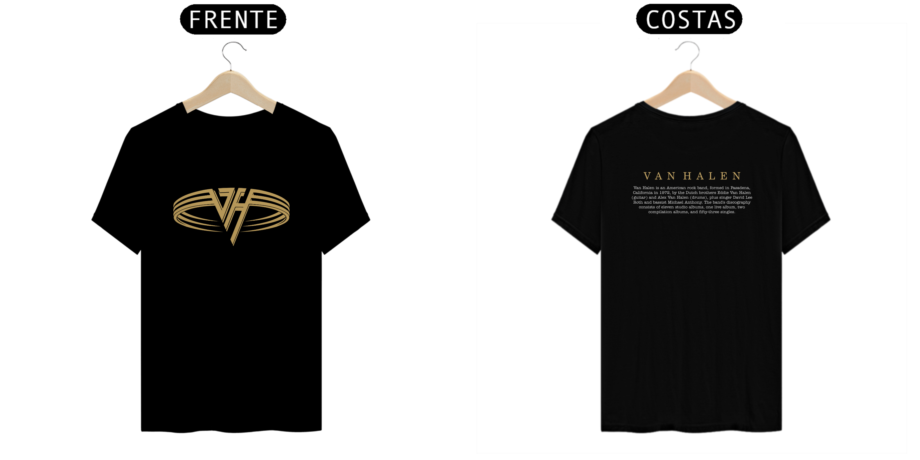 Nome do produto: Camiseta Van Halen