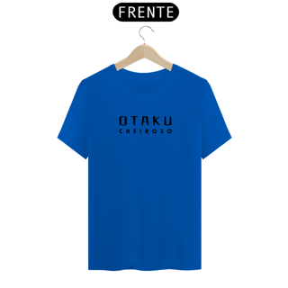 Camiseta unissex - Otaku cheiroso - fonte preta