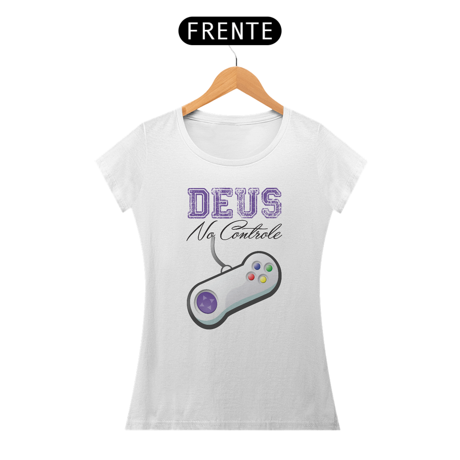 Nome do produto: DEUS NO CONTROLE - BABY LOOK