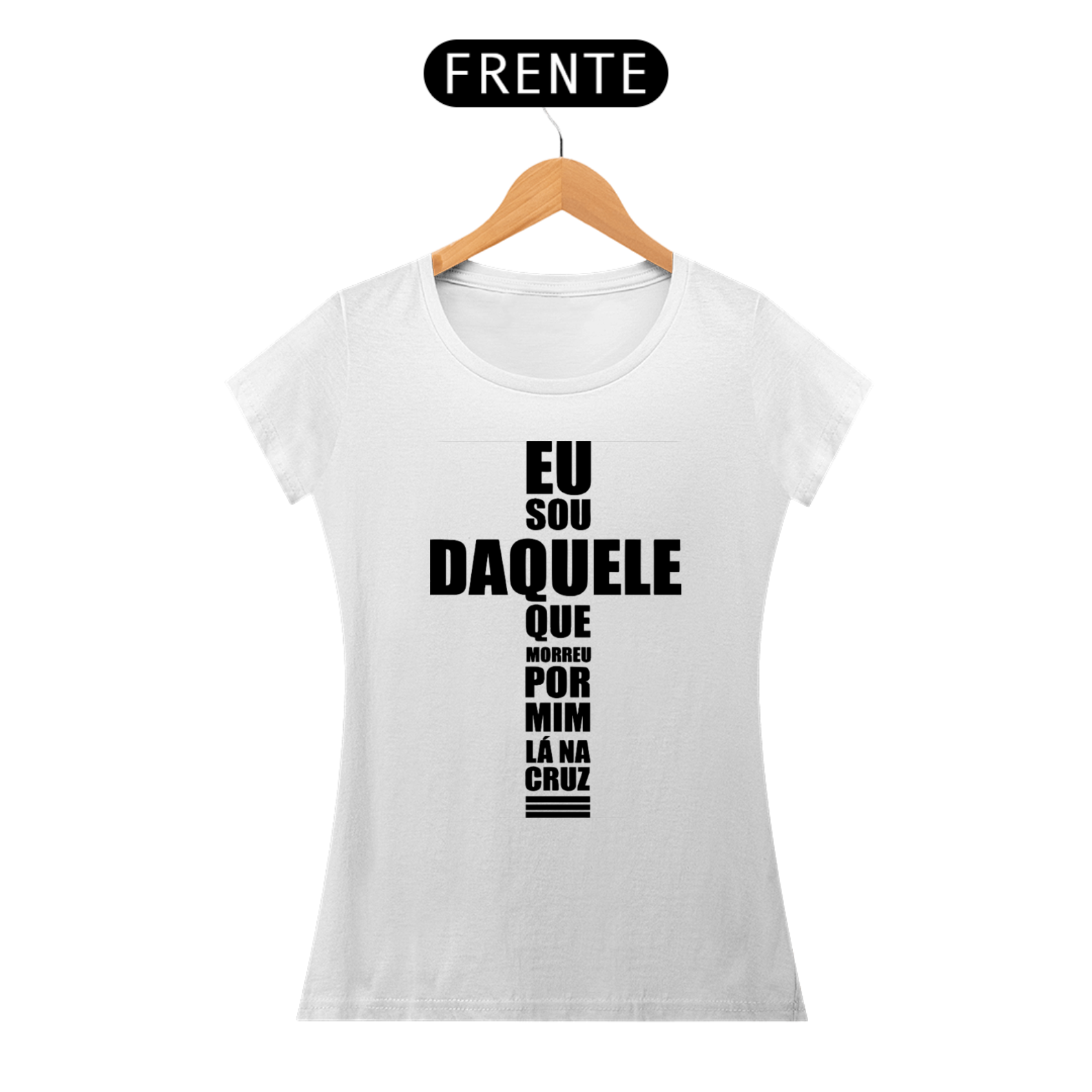 Nome do produto: EU SOU DAQUELE QUE MORREU POR MIM - BABY LOOK