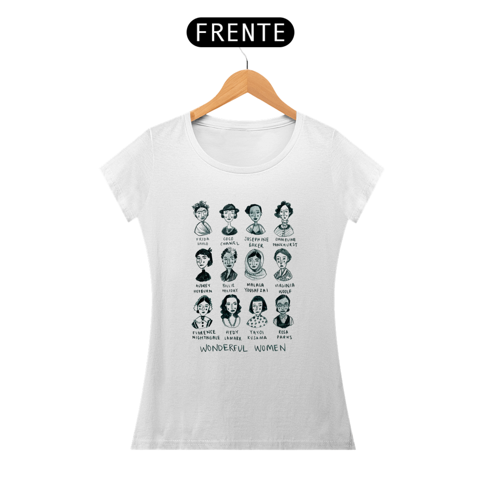 Nome do produto: MULHERES MARAVILHOSAS - BABY LOOK