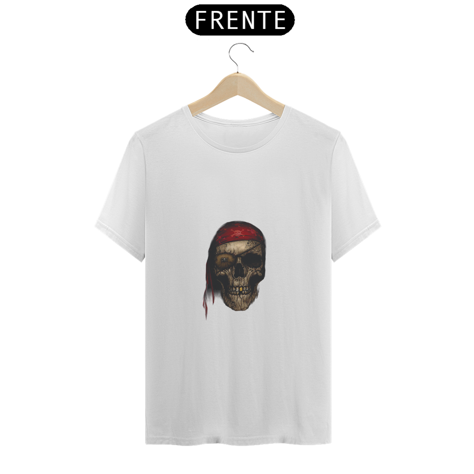 Nome do produto: CAVEIRA COM TAPA OLHO