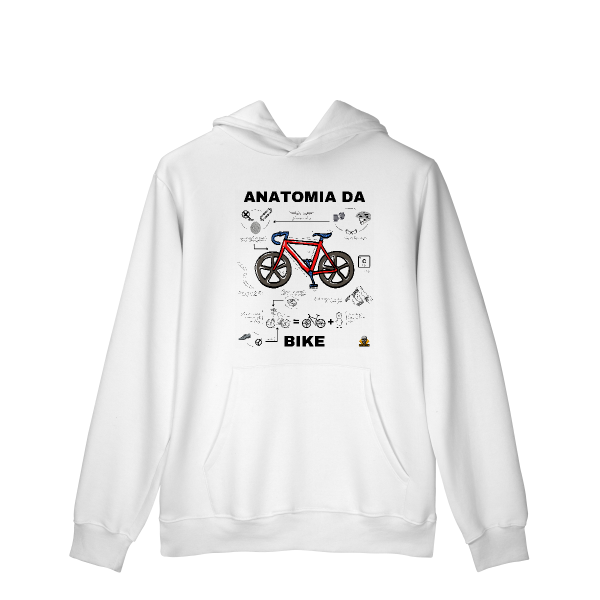 Nome do produto: Moletom Canguru AnatomyBike