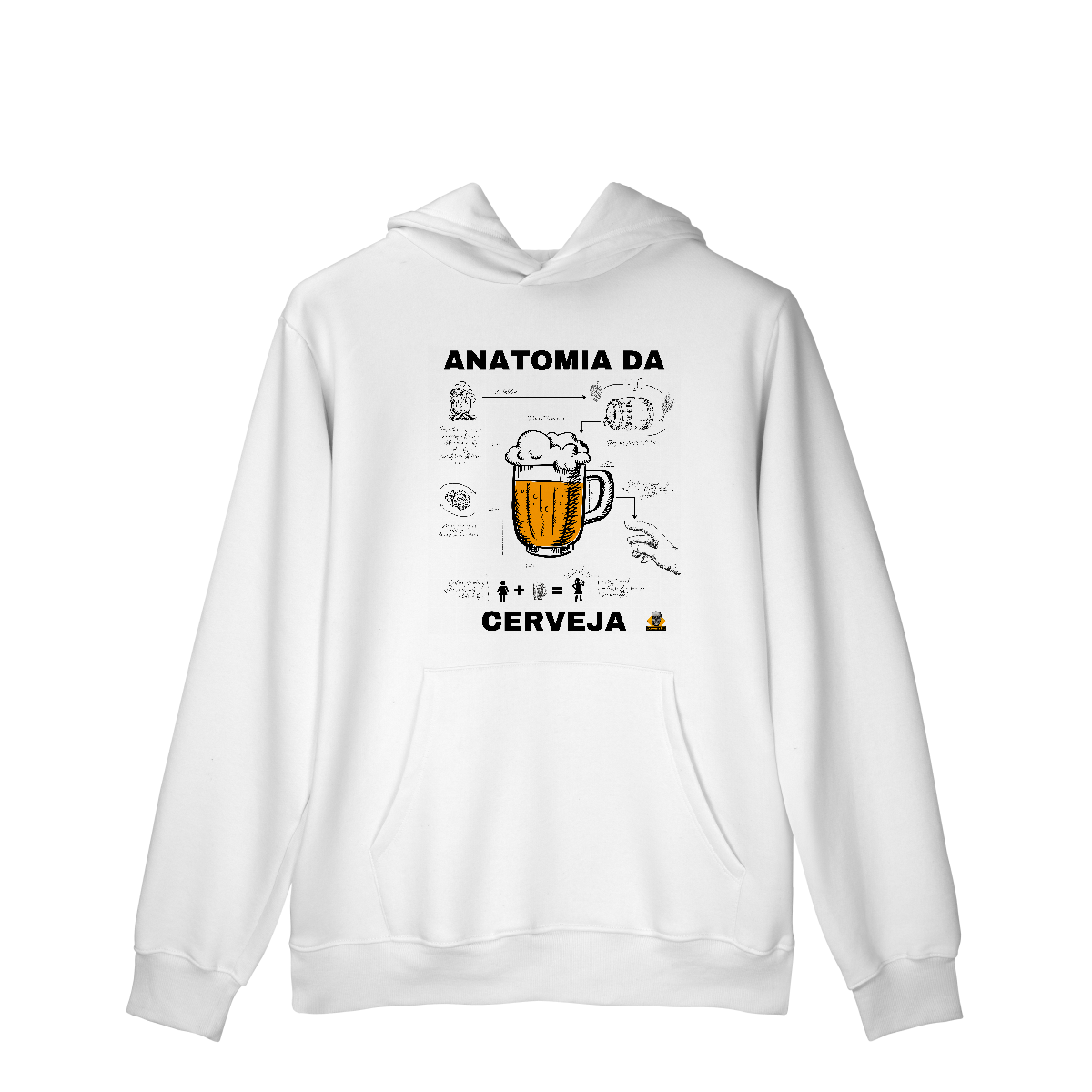 Nome do produto: Moletom Canguru AnatomyBeer