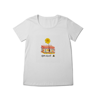 Baby Look A Flor da Péle