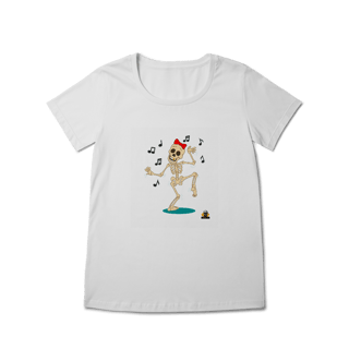 Baby Look Skullete Bailarina