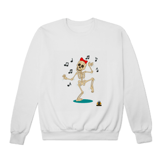  Moletom Skullete Bailarina
