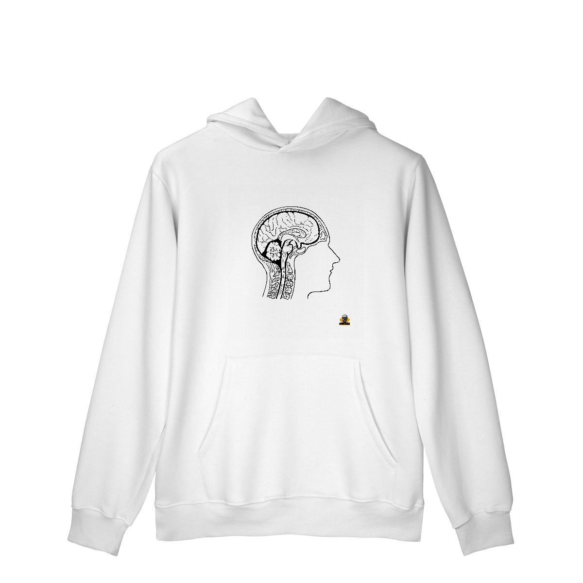 Moletom c/ bolso Corte Sagital