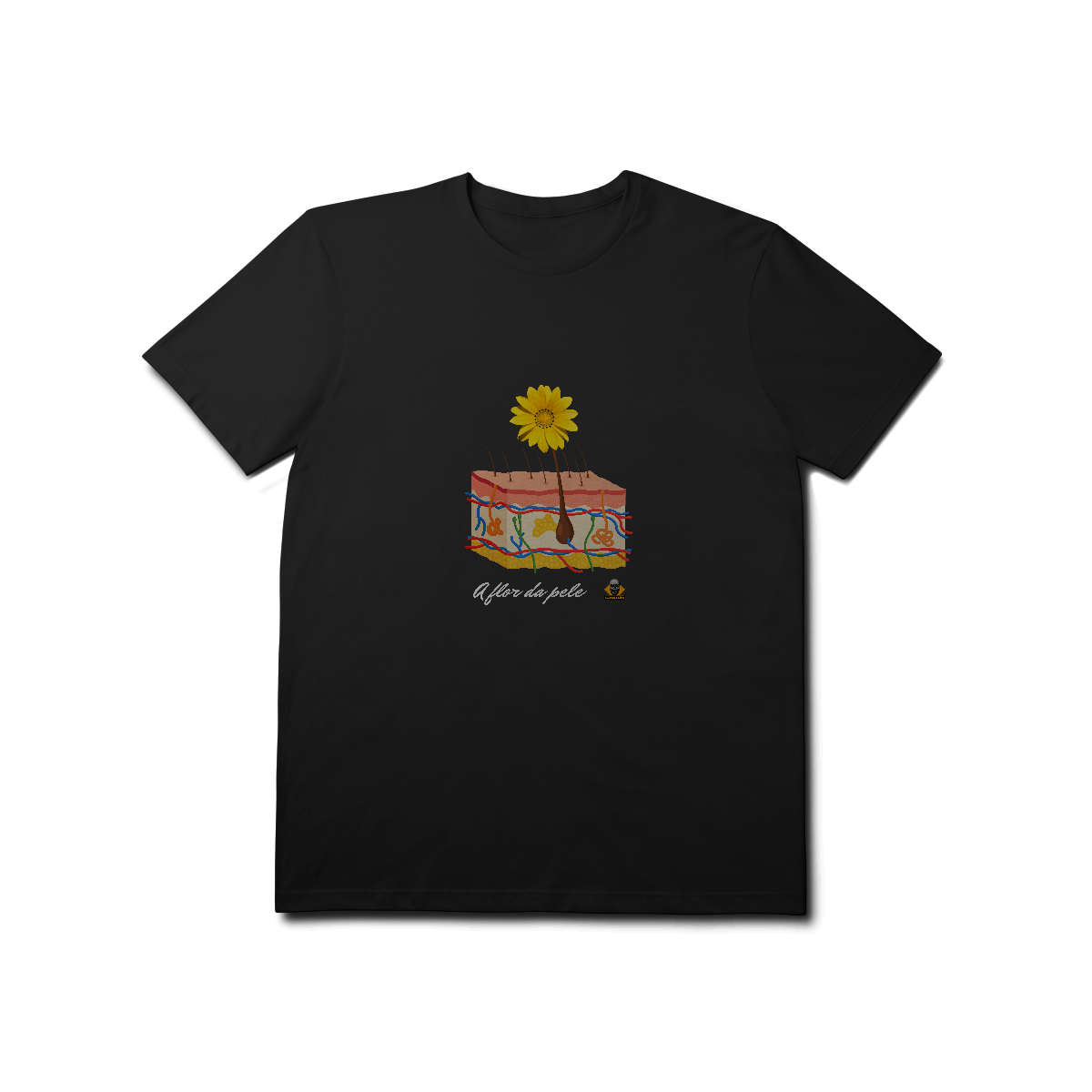 Nome do produto: Camiseta A Flor da Péle