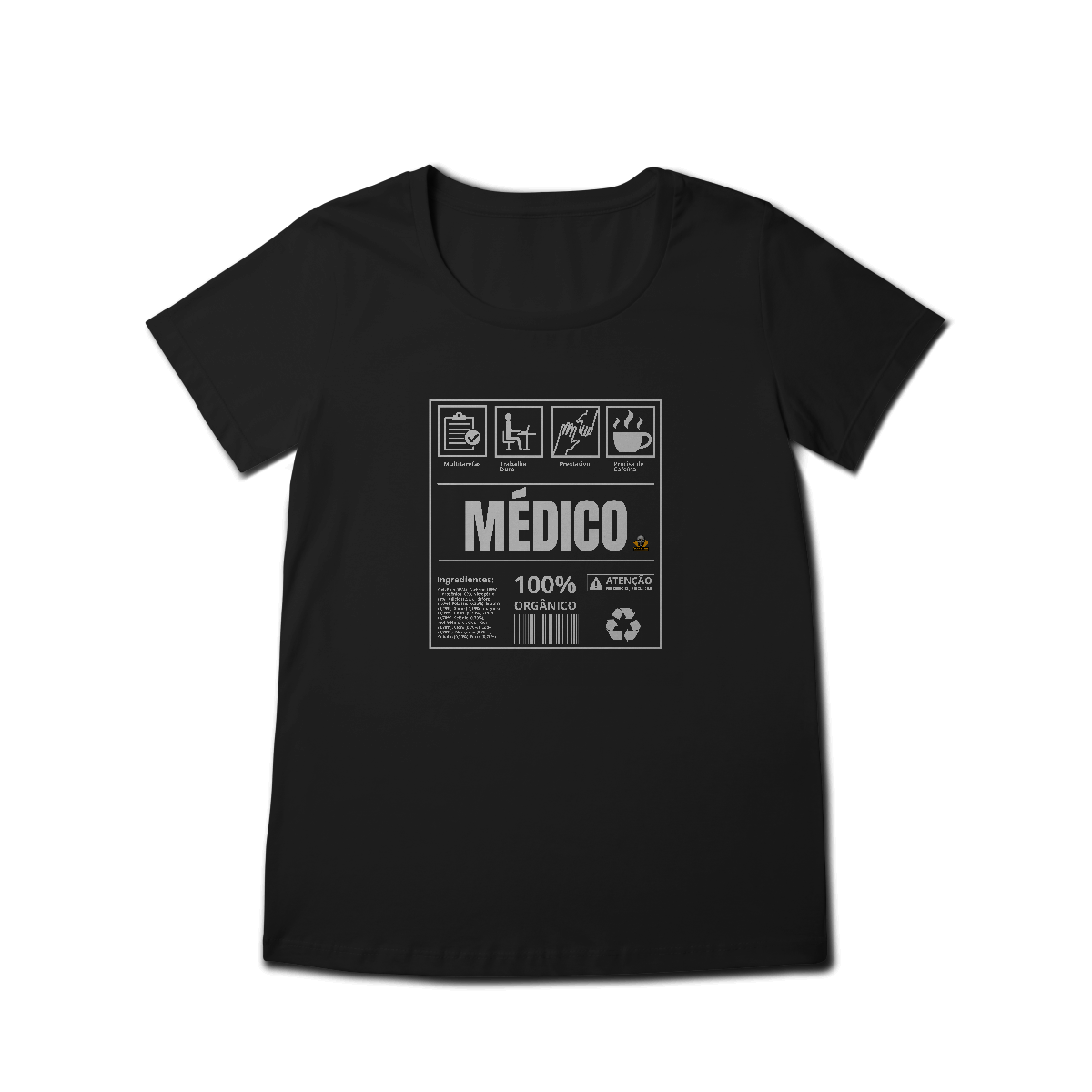 Baby Look Etiqueta Médico